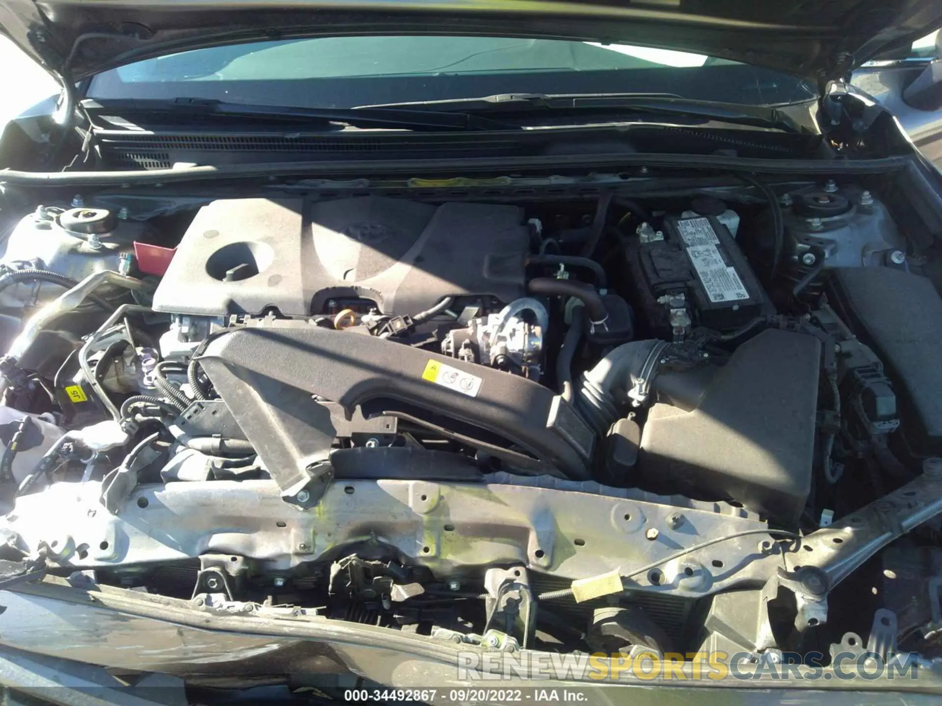 10 Фотография поврежденного автомобиля 4T1G11AK3MU525646 TOYOTA CAMRY 2021