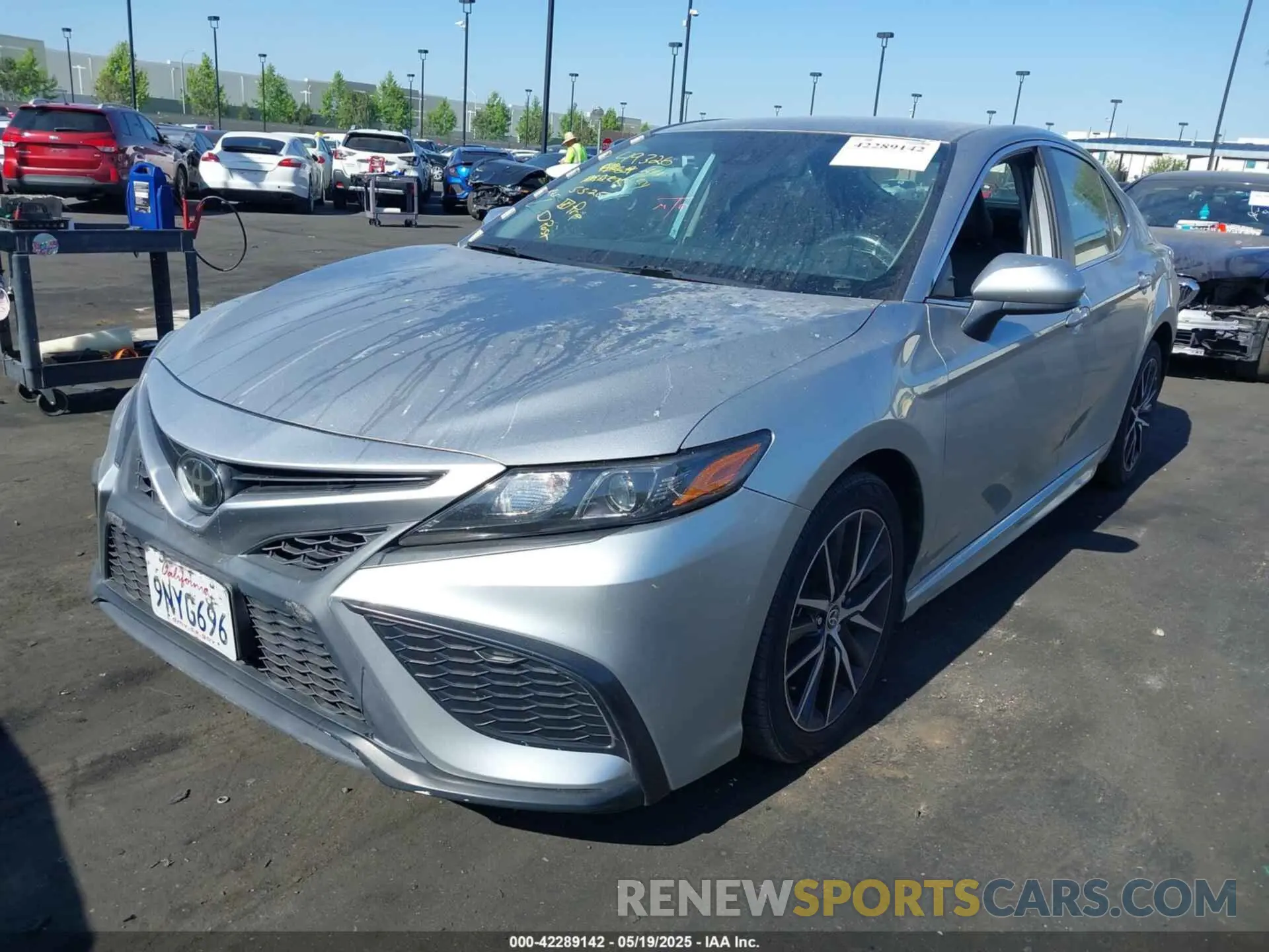 2 Photograph of a damaged car 4T1G11AK3MU602600 TOYOTA CAMRY 2021