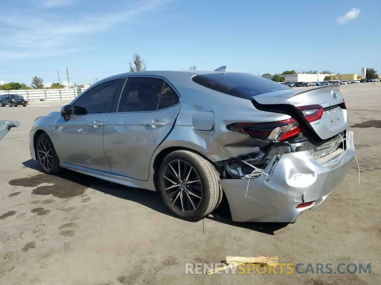 2 Photograph of a damaged car 4T1G11AK3MU605996 TOYOTA CAMRY 2021