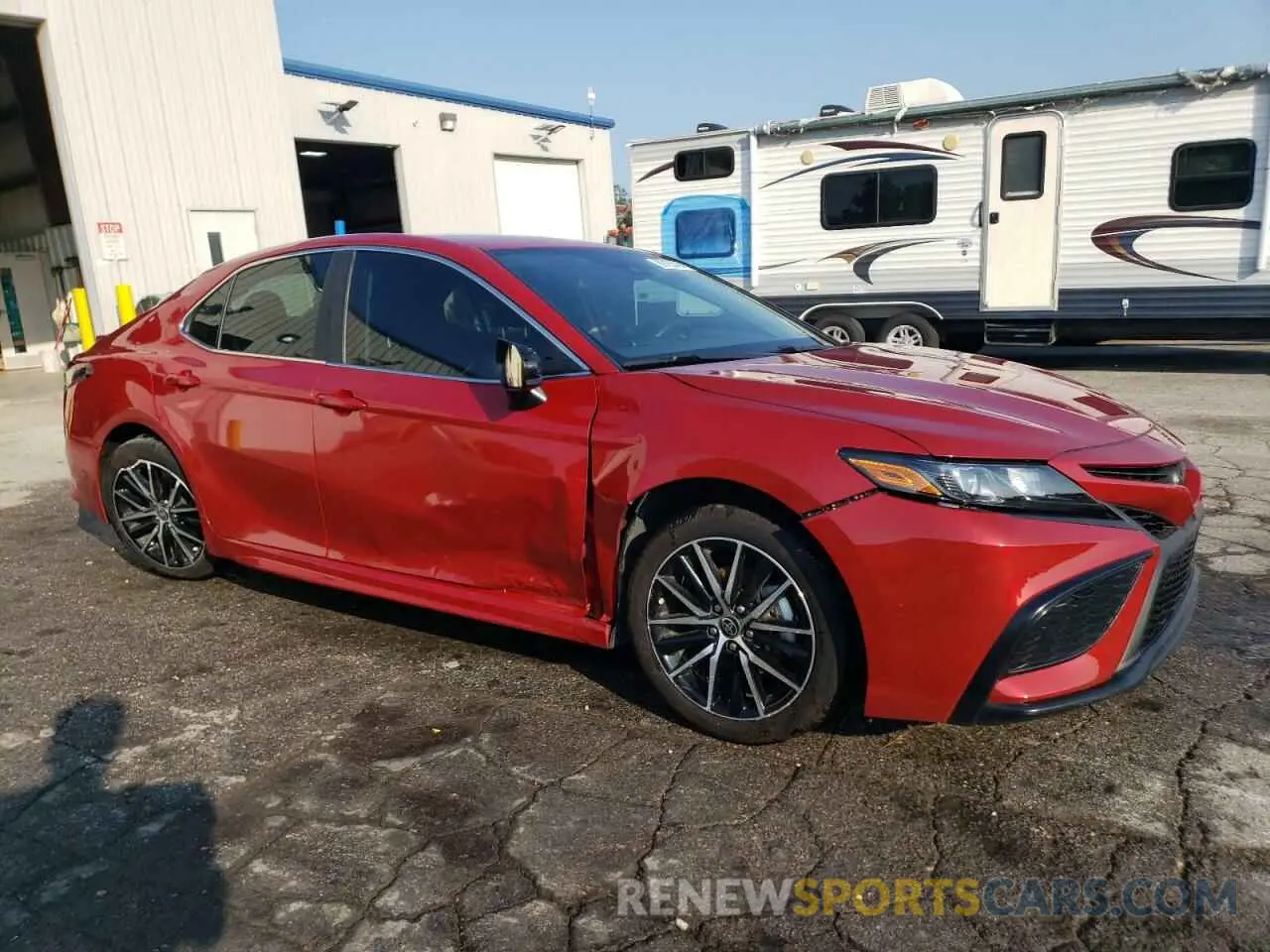 4 Photograph of a damaged car 4T1G11AK4MU443280 TOYOTA CAMRY 2021