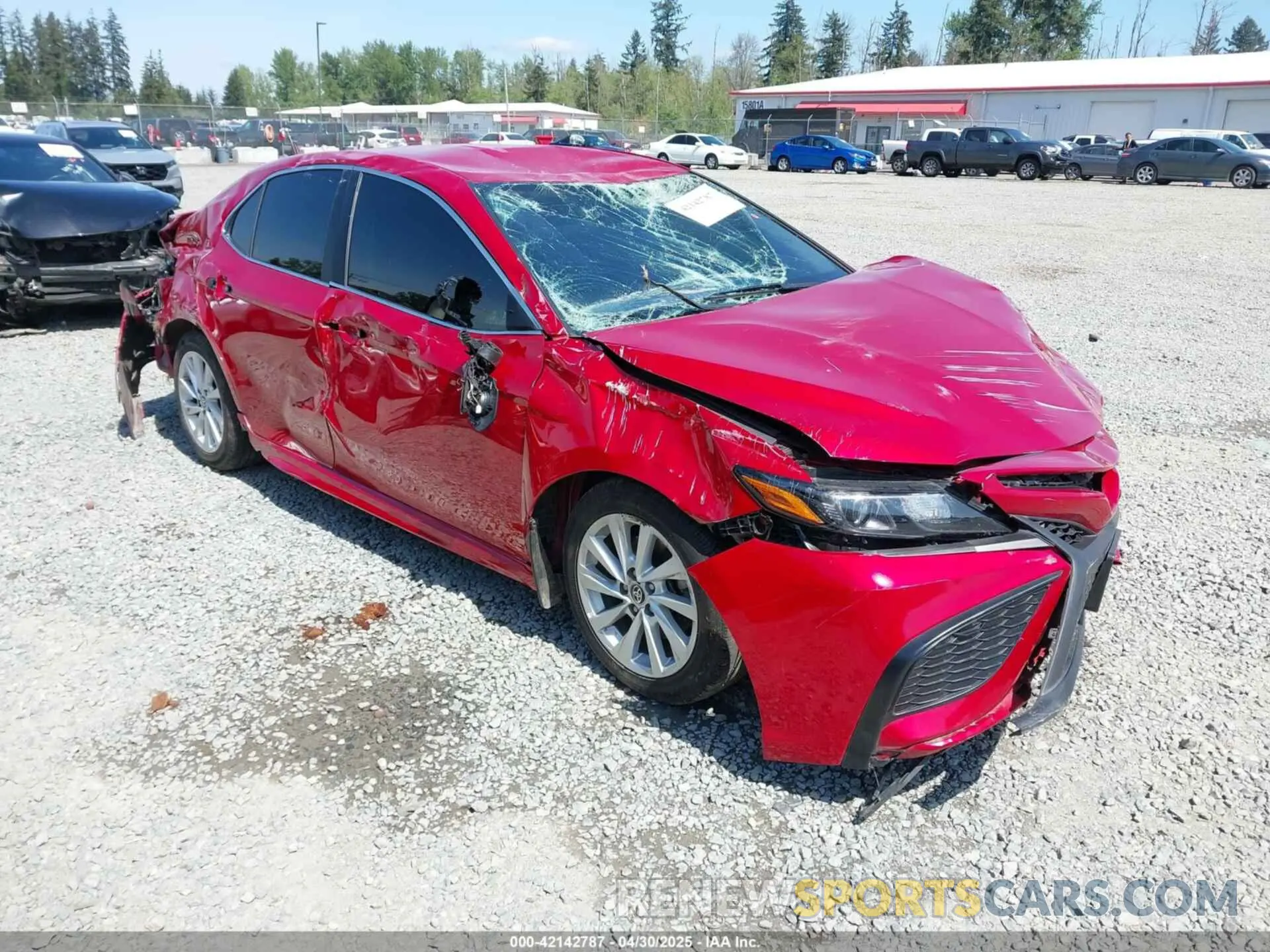 1 Photograph of a damaged car 4T1G11AK4MU459009 TOYOTA CAMRY 2021