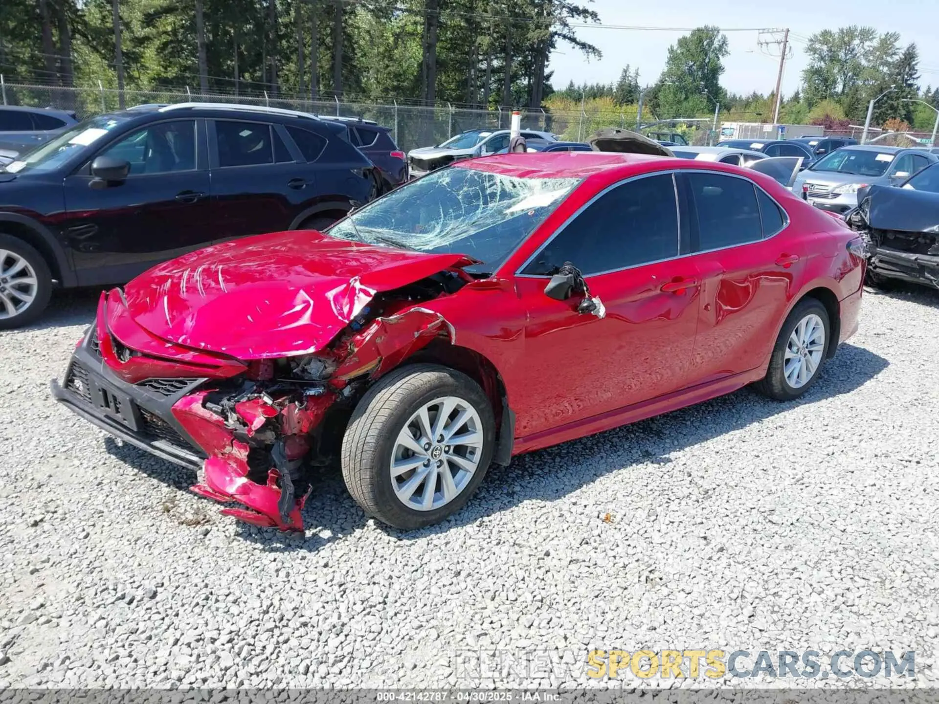 2 Photograph of a damaged car 4T1G11AK4MU459009 TOYOTA CAMRY 2021