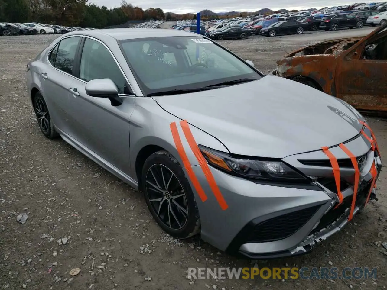 1 Photograph of a damaged car 4T1G11AK4MU466526 TOYOTA CAMRY 2021