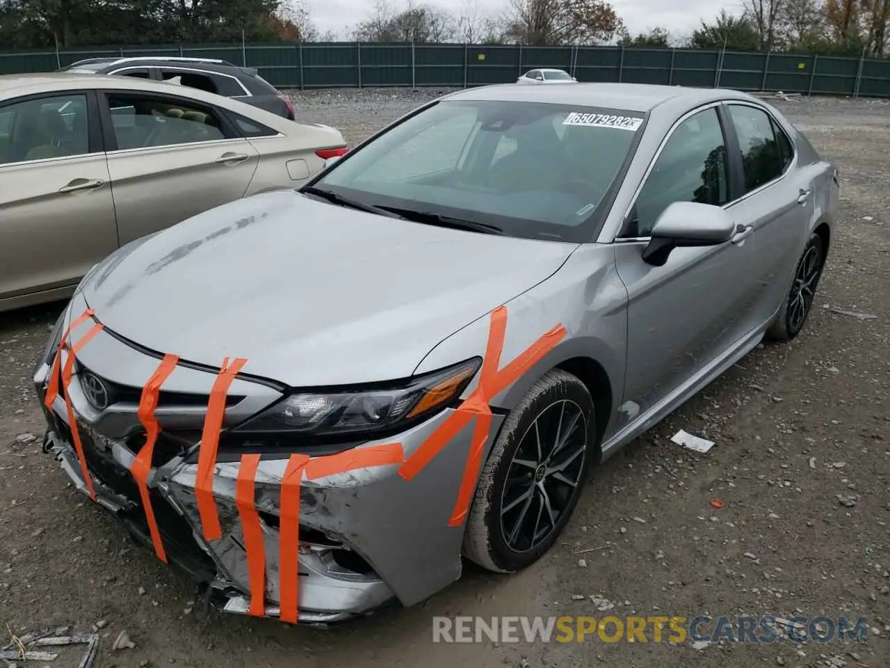 2 Photograph of a damaged car 4T1G11AK4MU466526 TOYOTA CAMRY 2021