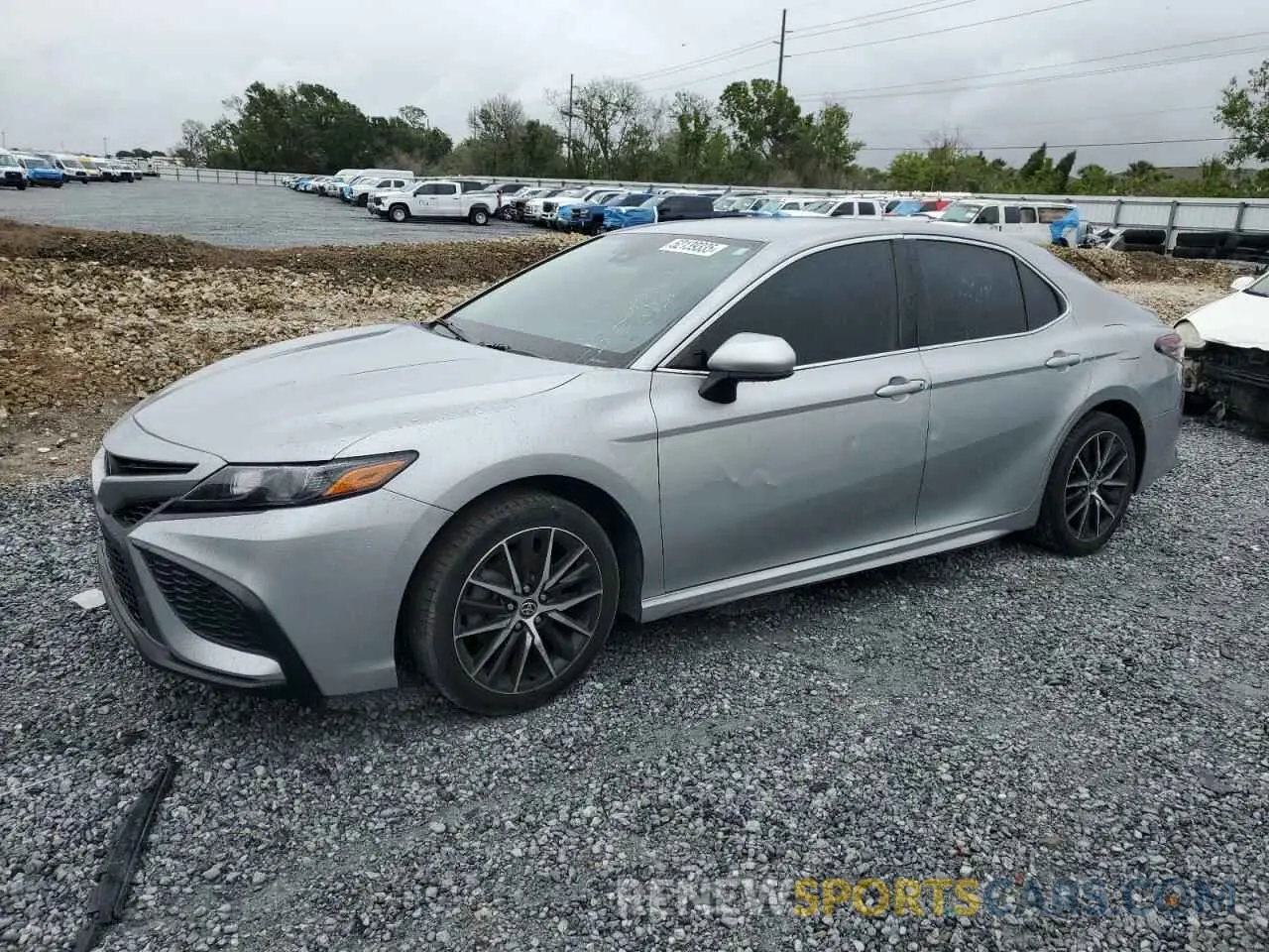 1 Photograph of a damaged car 4T1G11AK4MU484203 TOYOTA CAMRY 2021