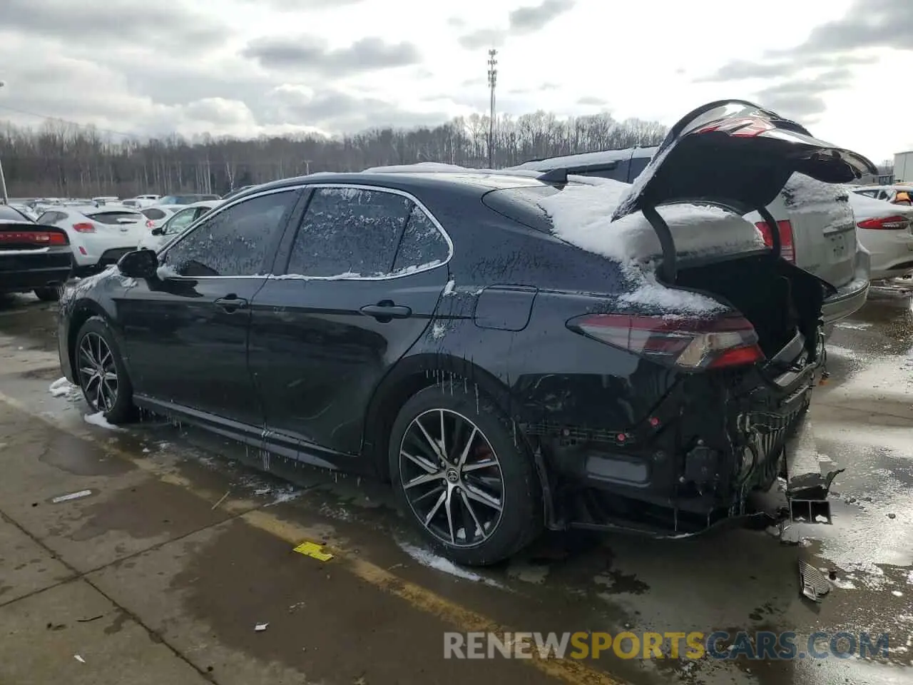 2 Photograph of a damaged car 4T1G11AK4MU573107 TOYOTA CAMRY 2021