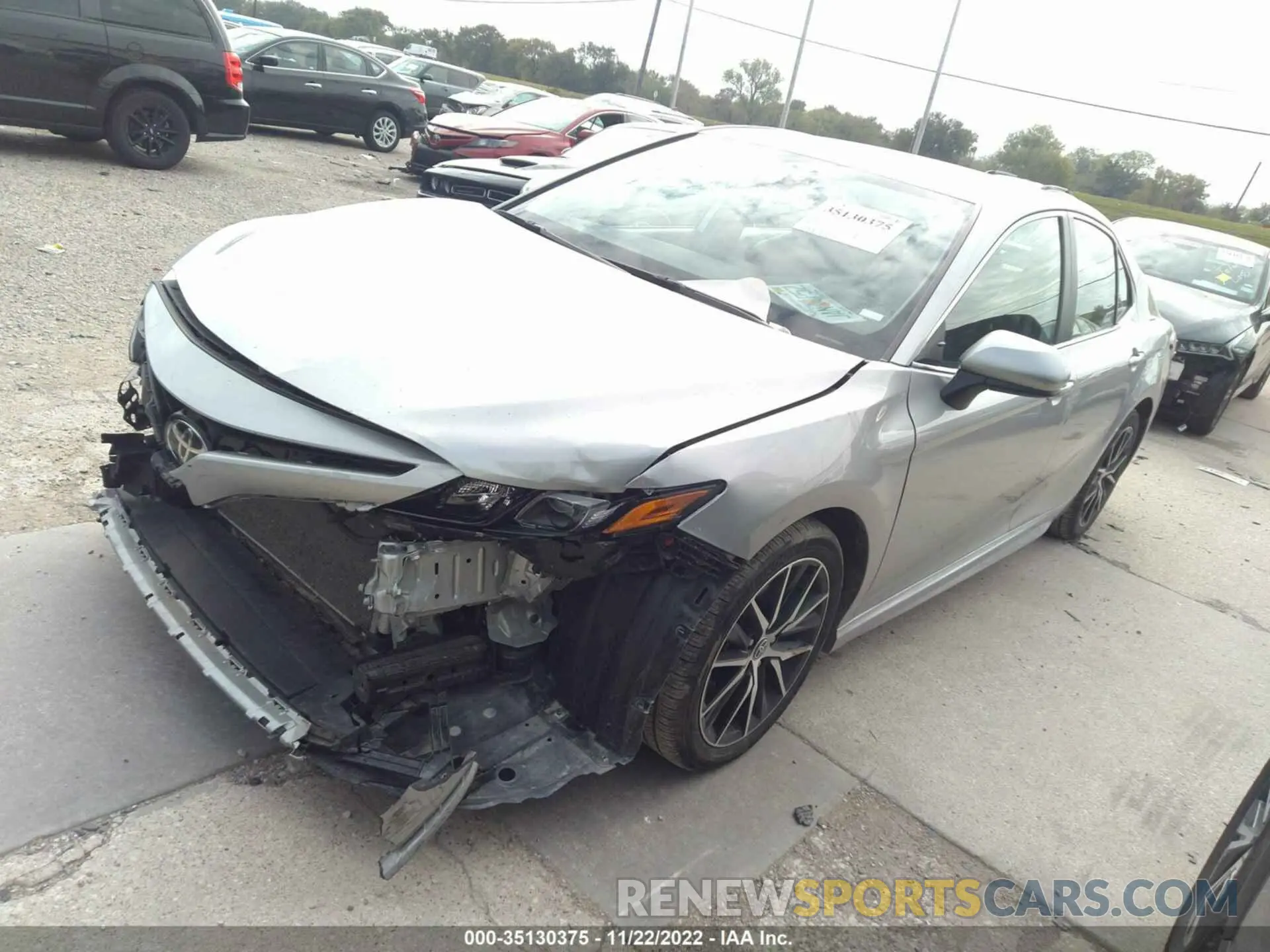2 Photograph of a damaged car 4T1G11AK5MU408070 TOYOTA CAMRY 2021