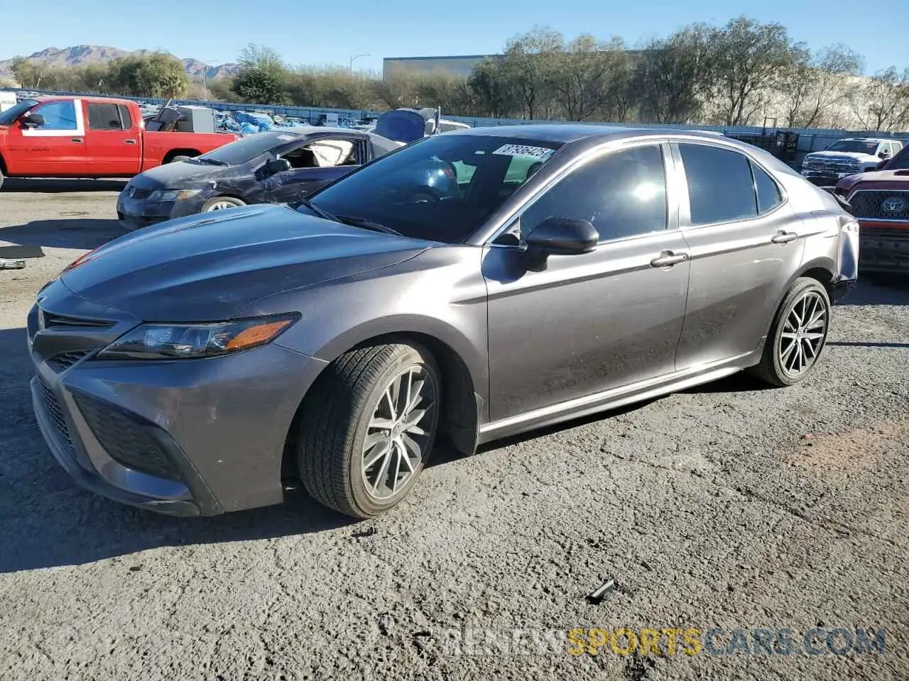 1 Photograph of a damaged car 4T1G11AK5MU447354 TOYOTA CAMRY 2021