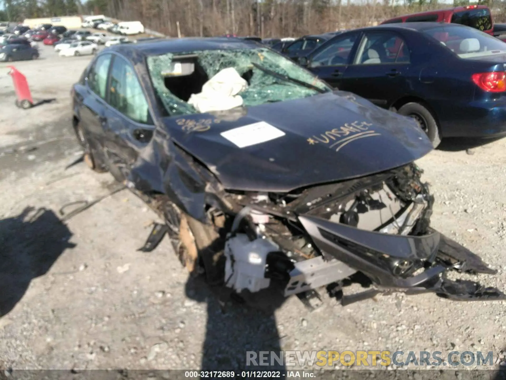 1 Photograph of a damaged car 4T1G11AK6MU414718 TOYOTA CAMRY 2021