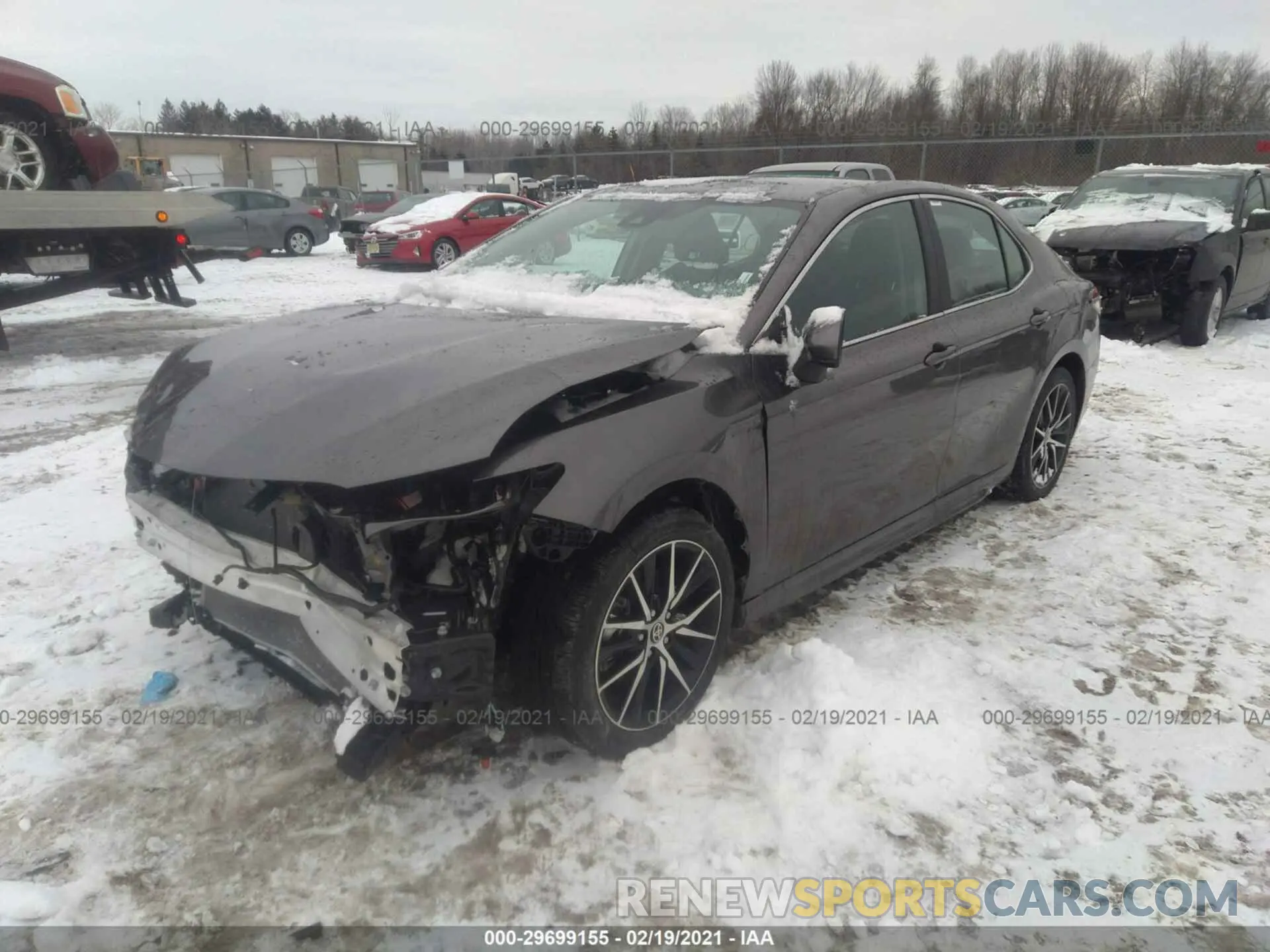 2 Photograph of a damaged car 4T1G11AK6MU522871 TOYOTA CAMRY 2021