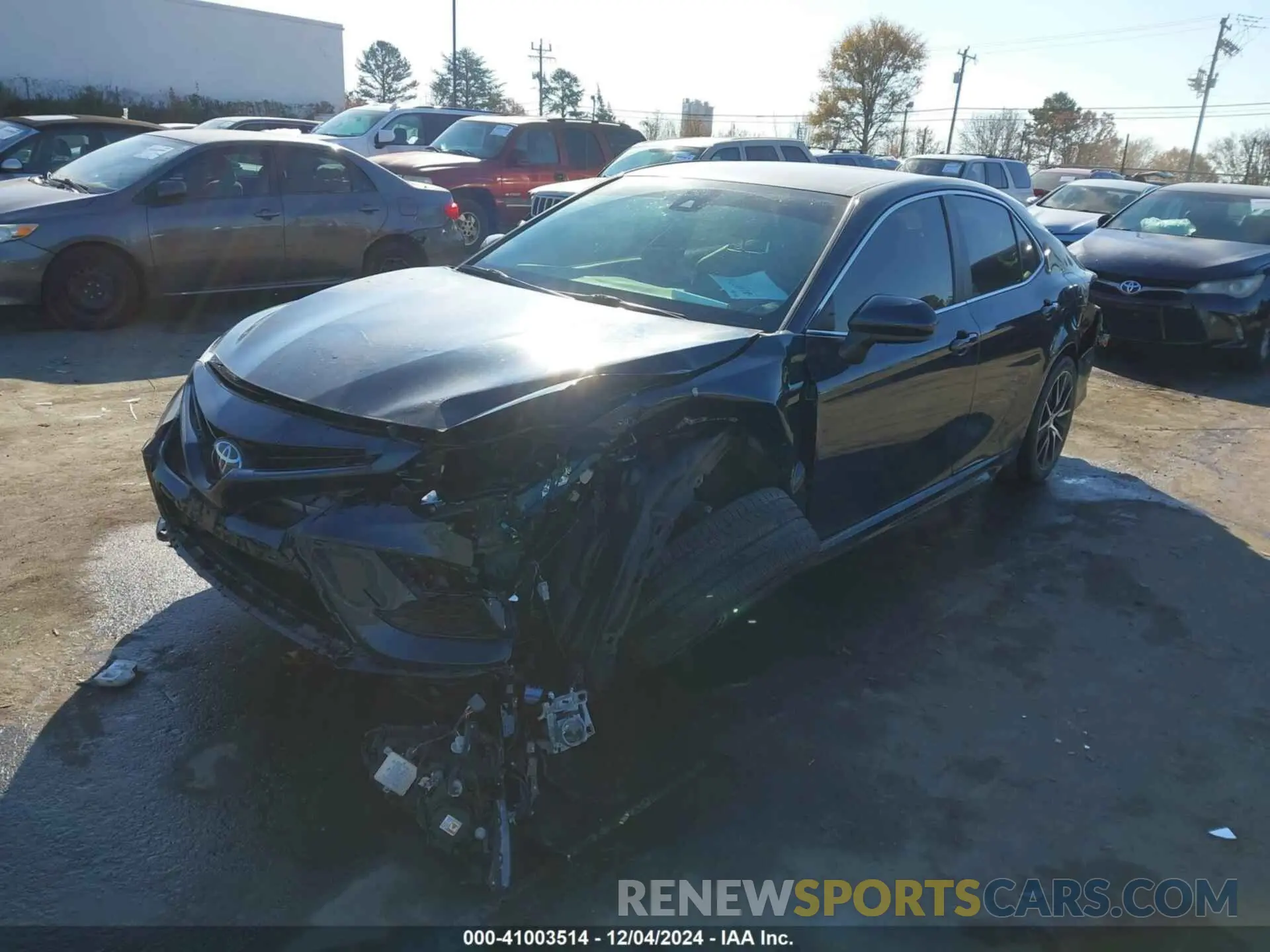 2 Photograph of a damaged car 4T1G11AK6MU595075 TOYOTA CAMRY 2021
