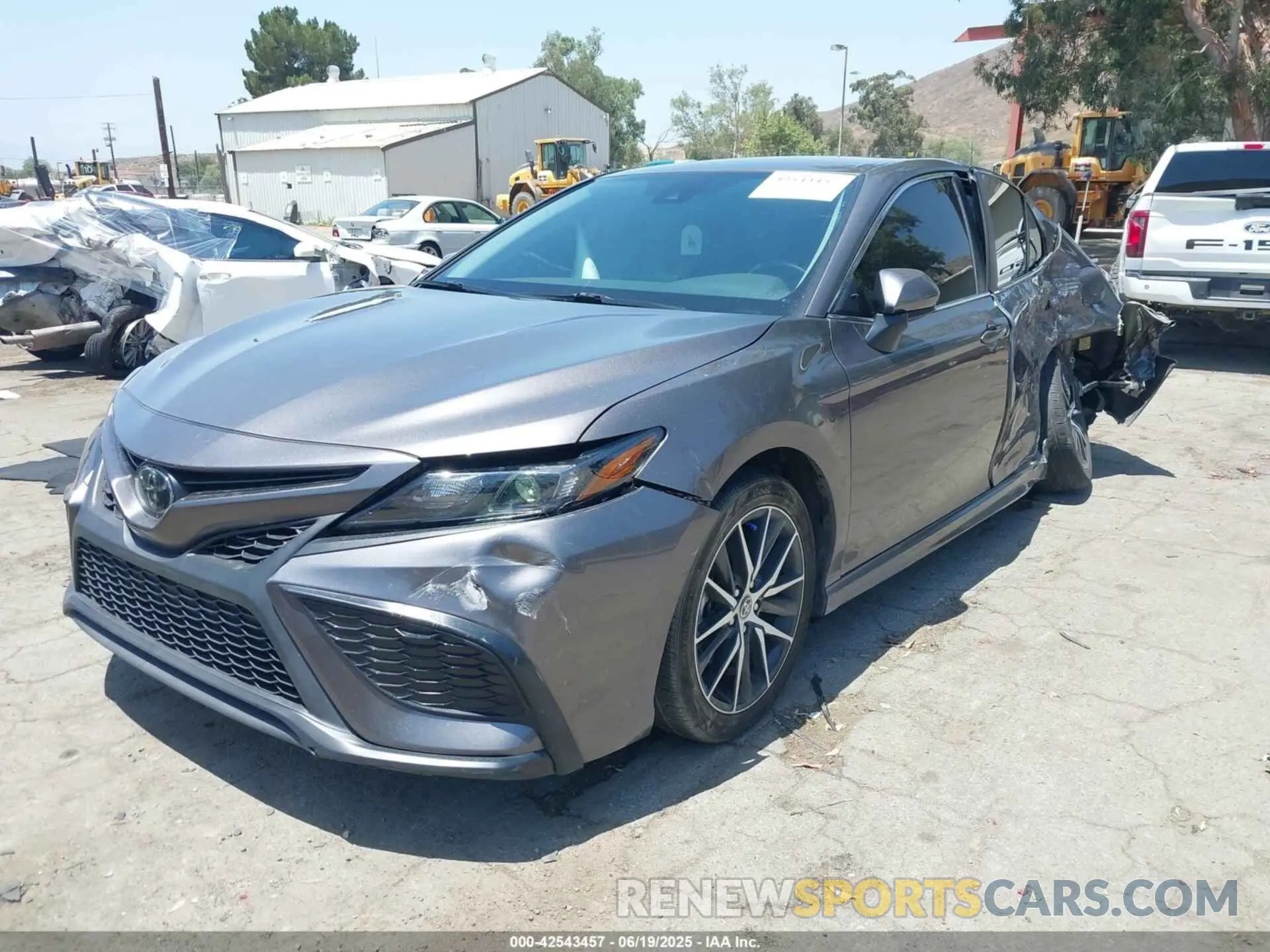 2 Photograph of a damaged car 4T1G11AK6MU603059 TOYOTA CAMRY 2021