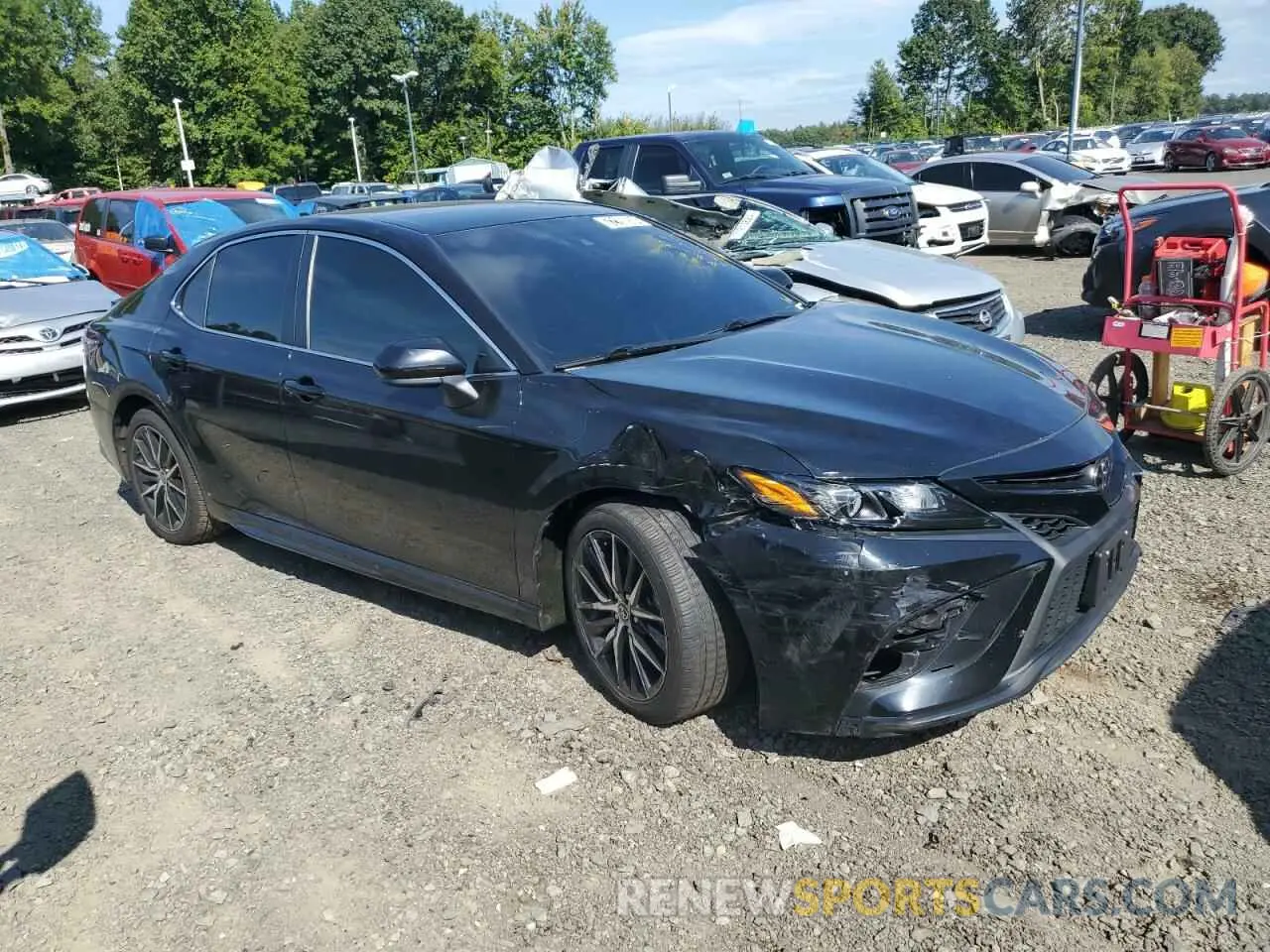 4 Фотография поврежденного автомобиля 4T1G11AK7MU464950 TOYOTA CAMRY 2021