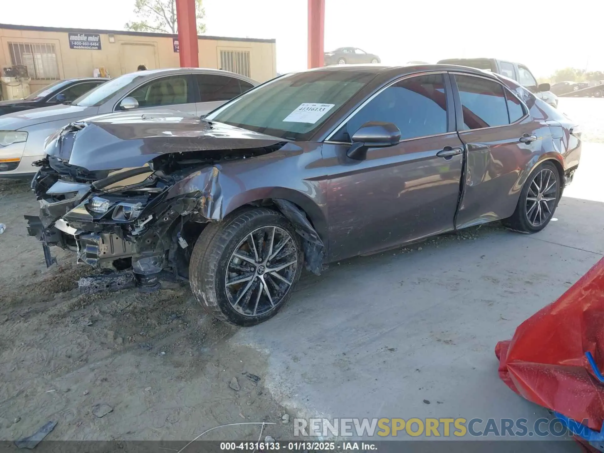 2 Photograph of a damaged car 4T1G11AK7MU472644 TOYOTA CAMRY 2021