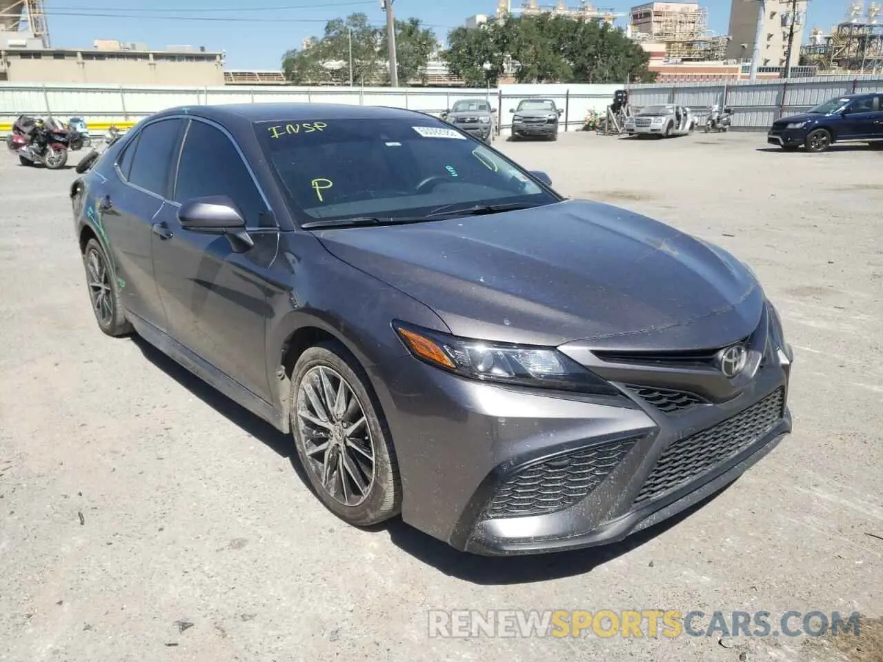 1 Photograph of a damaged car 4T1G11AK7MU580956 TOYOTA CAMRY 2021