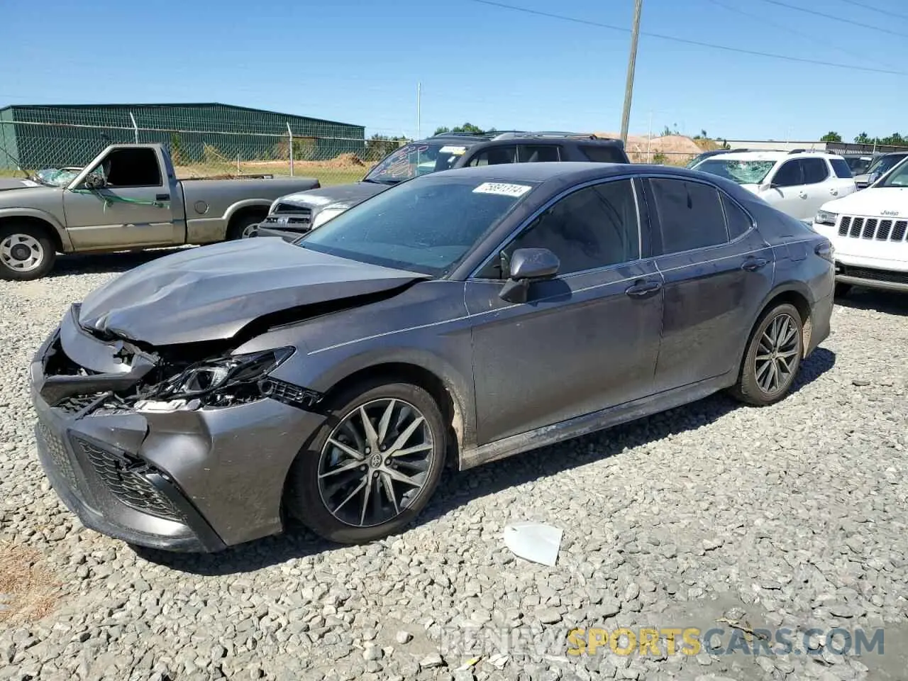 1 Photograph of a damaged car 4T1G11AK7MU608139 TOYOTA CAMRY 2021