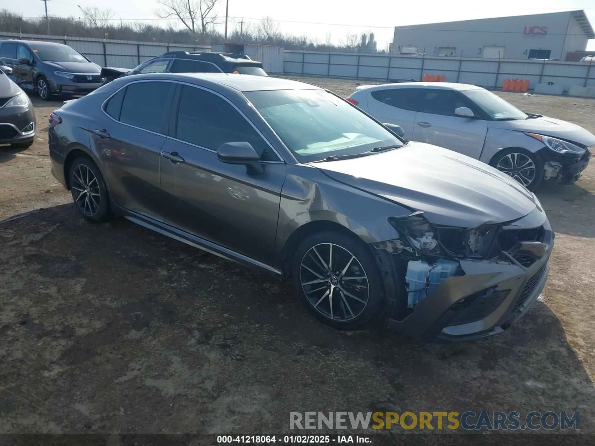 1 Photograph of a damaged car 4T1G11AK8MU414137 TOYOTA CAMRY 2021