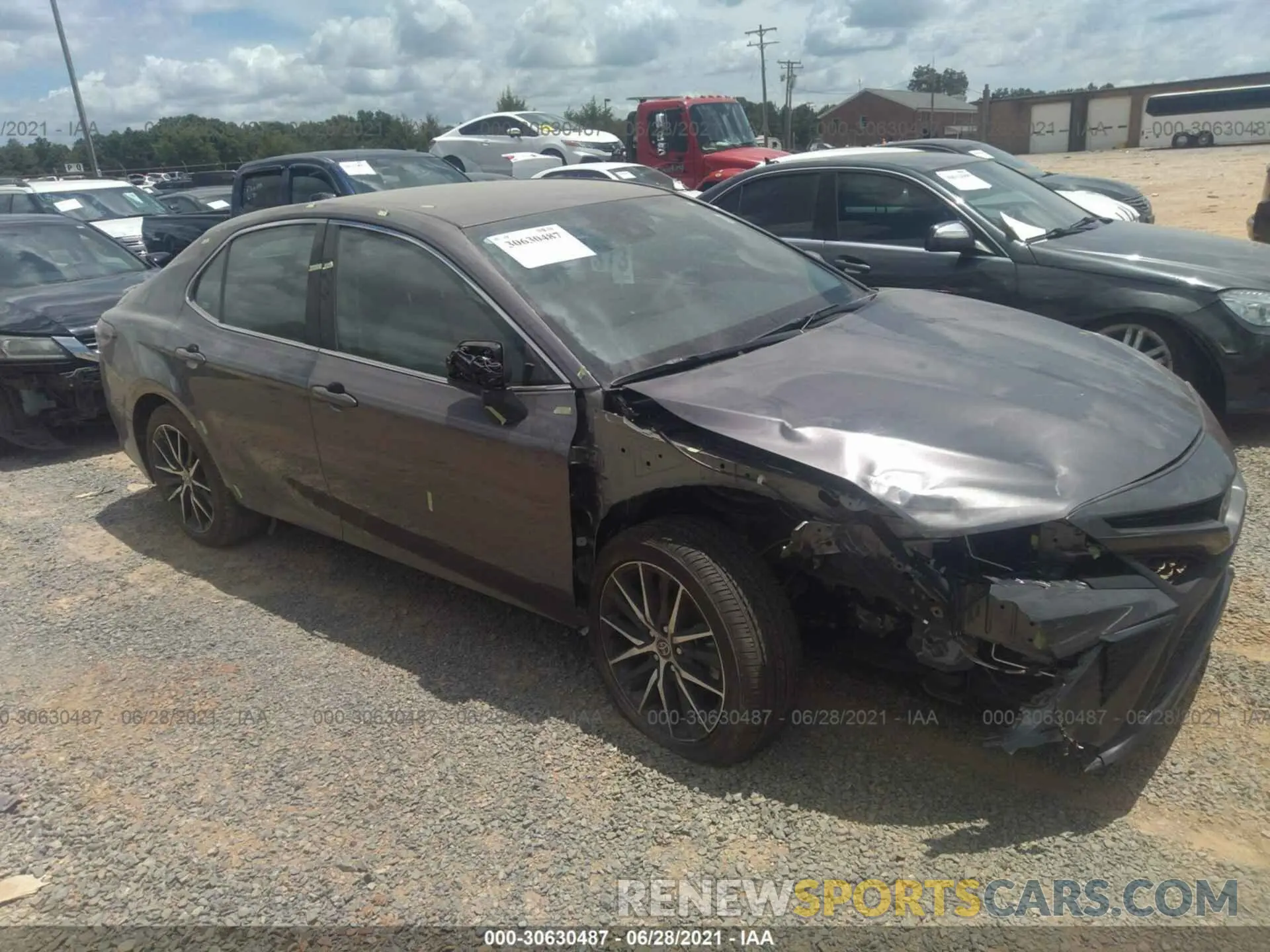 1 Photograph of a damaged car 4T1G11AK8MU418723 TOYOTA CAMRY 2021