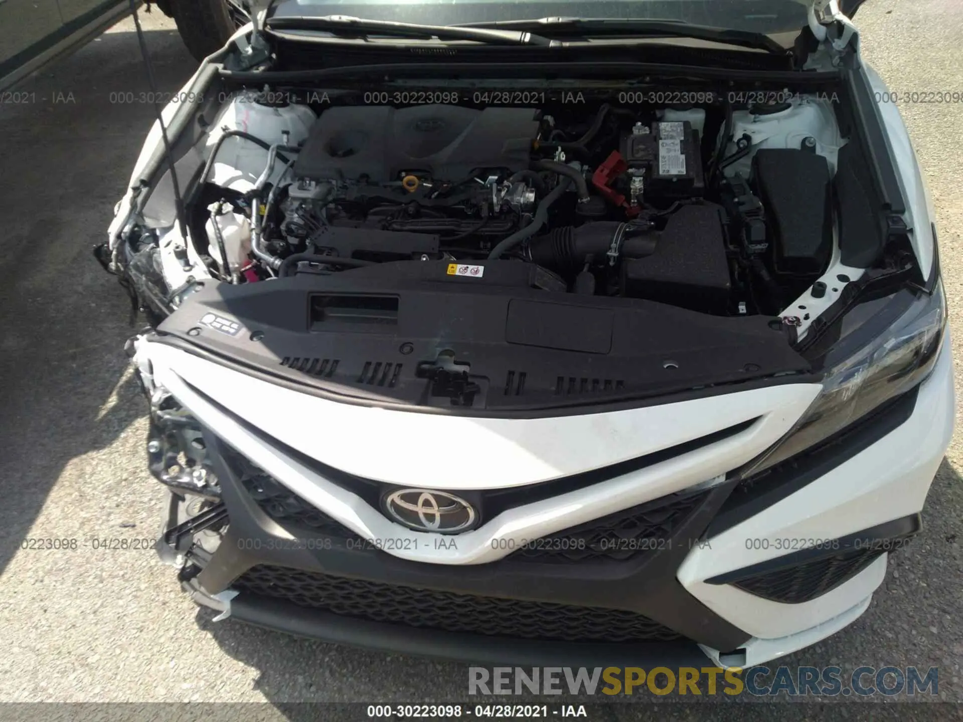 10 Фотография поврежденного автомобиля 4T1G11AK8MU430855 TOYOTA CAMRY 2021