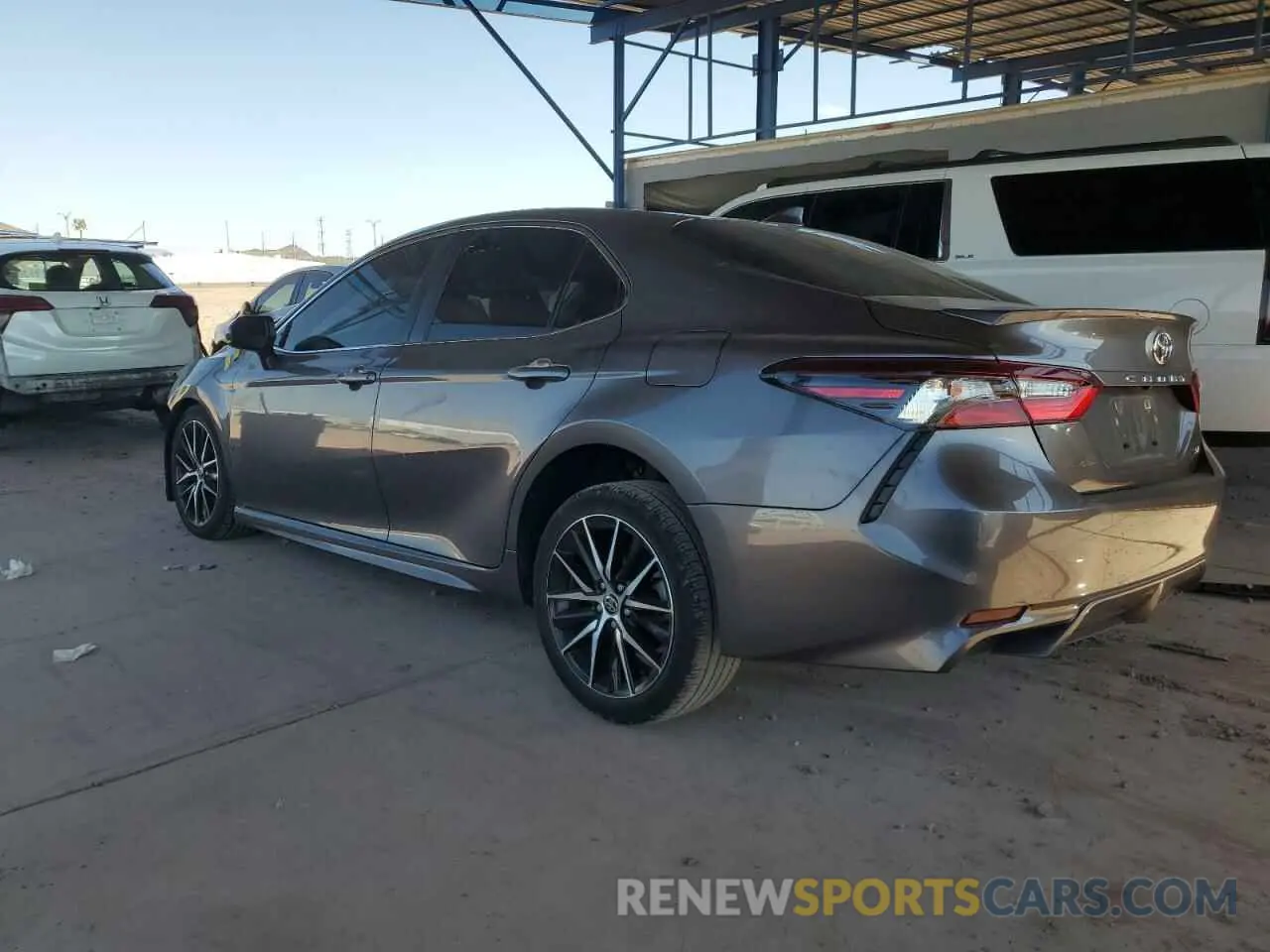 2 Photograph of a damaged car 4T1G11AK8MU476783 TOYOTA CAMRY 2021