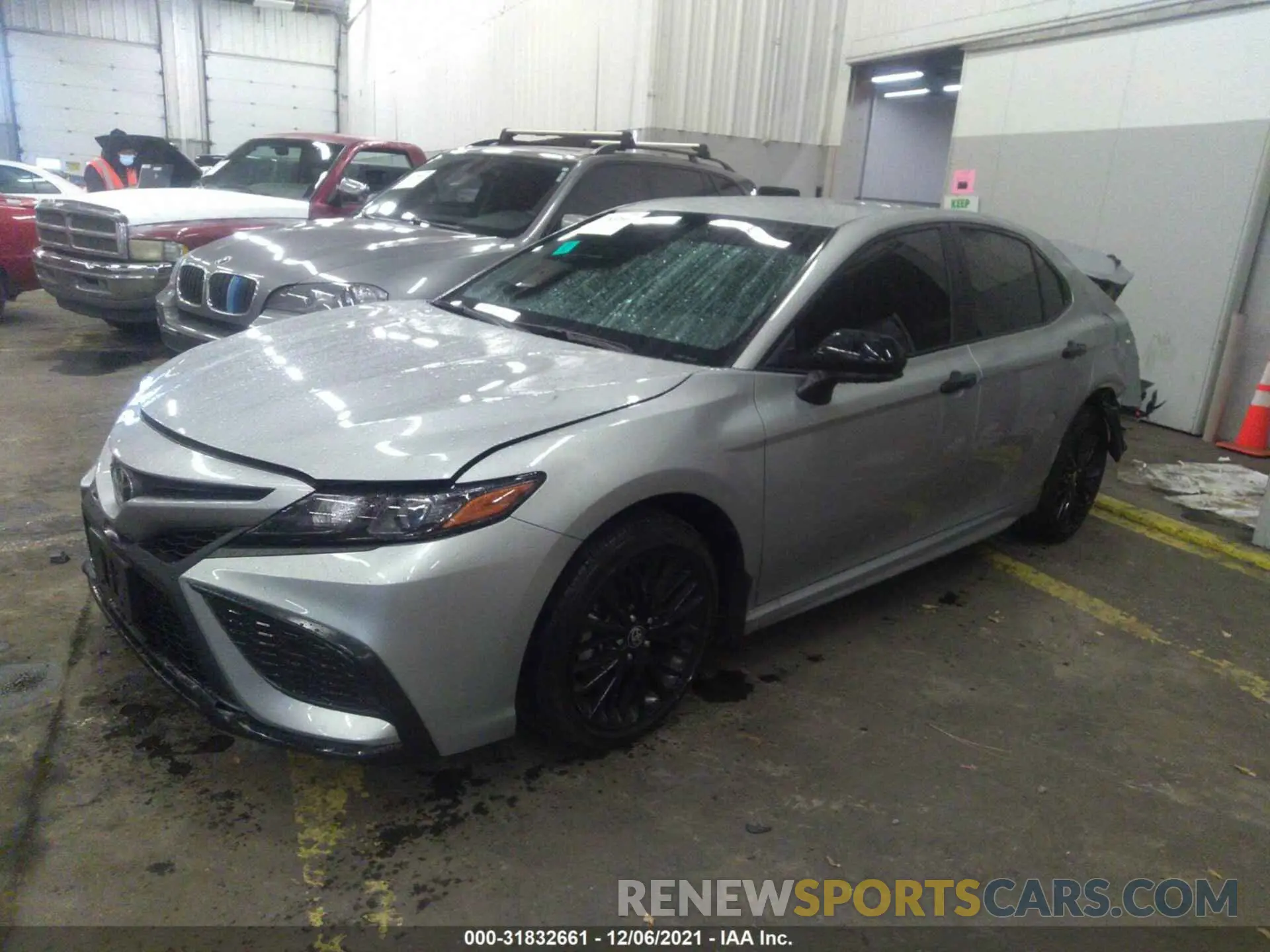 2 Photograph of a damaged car 4T1G11AK8MU492787 TOYOTA CAMRY 2021