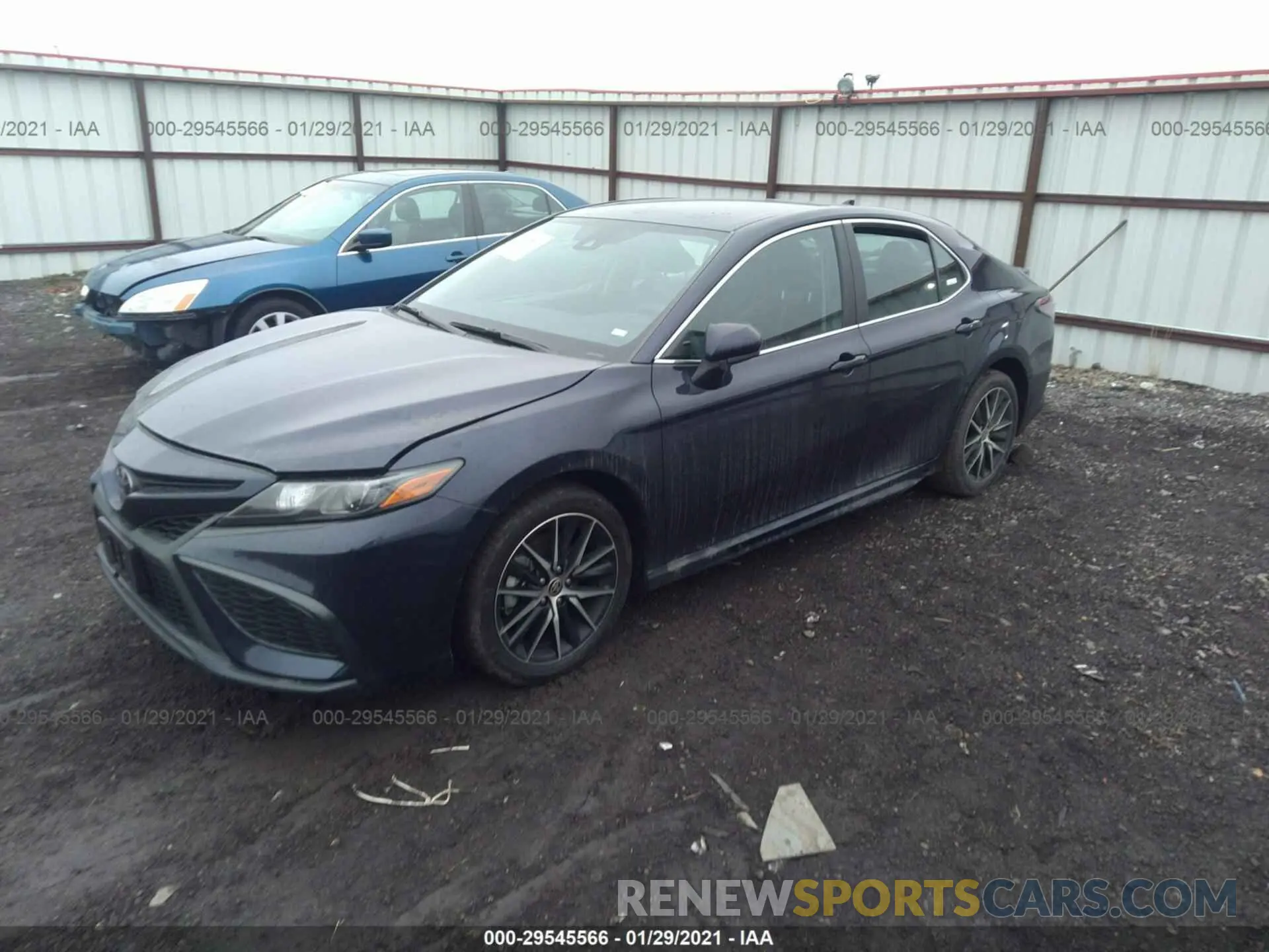 2 Photograph of a damaged car 4T1G11AK8MU519972 TOYOTA CAMRY 2021