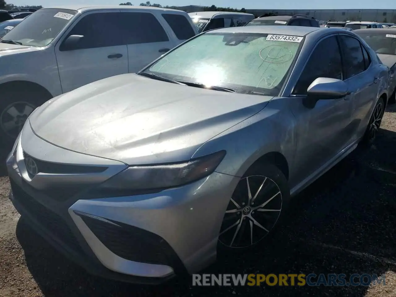 2 Photograph of a damaged car 4T1G11AK8MU532558 TOYOTA CAMRY 2021