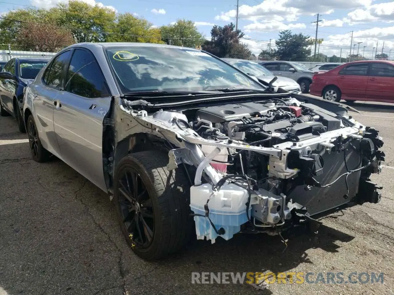 1 Photograph of a damaged car 4T1G11AK8MU547125 TOYOTA CAMRY 2021