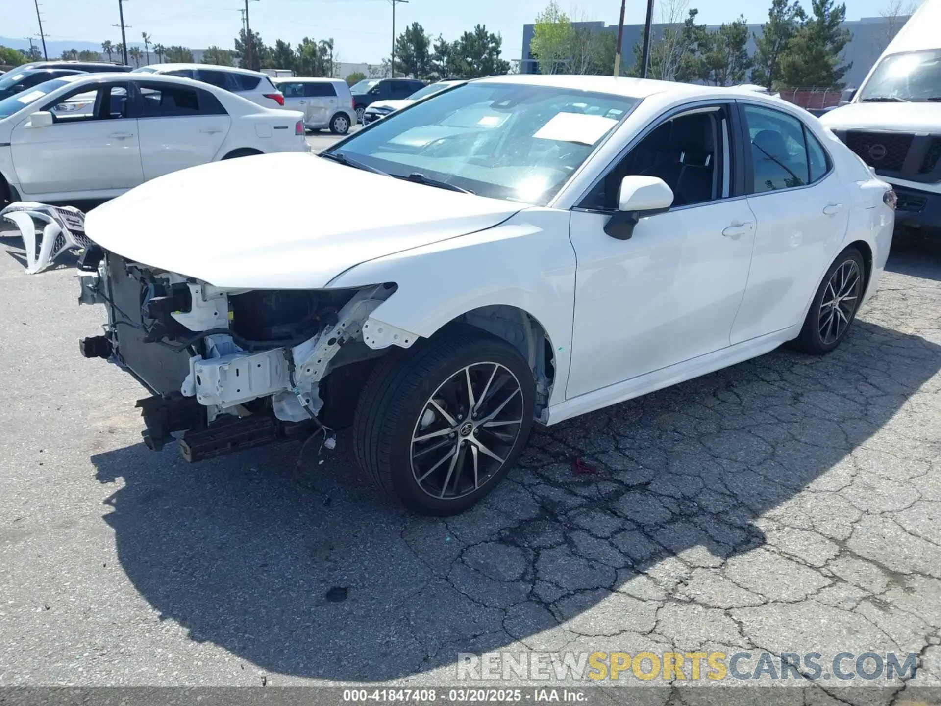 2 Photograph of a damaged car 4T1G11AK8MU553894 TOYOTA CAMRY 2021