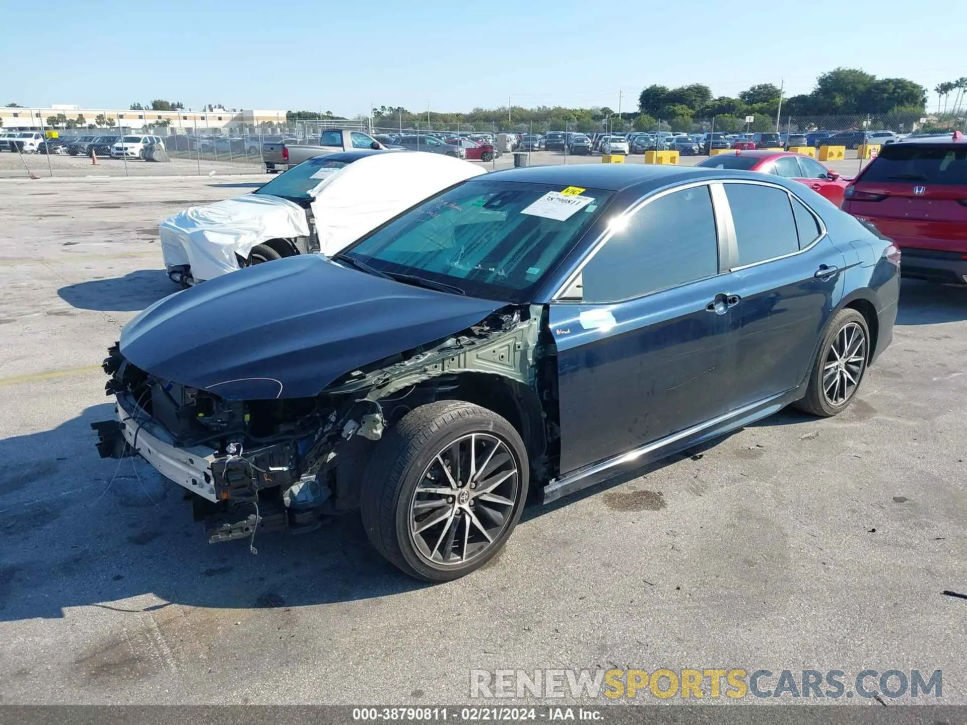 2 Photograph of a damaged car 4T1G11AK8MU587690 TOYOTA CAMRY 2021