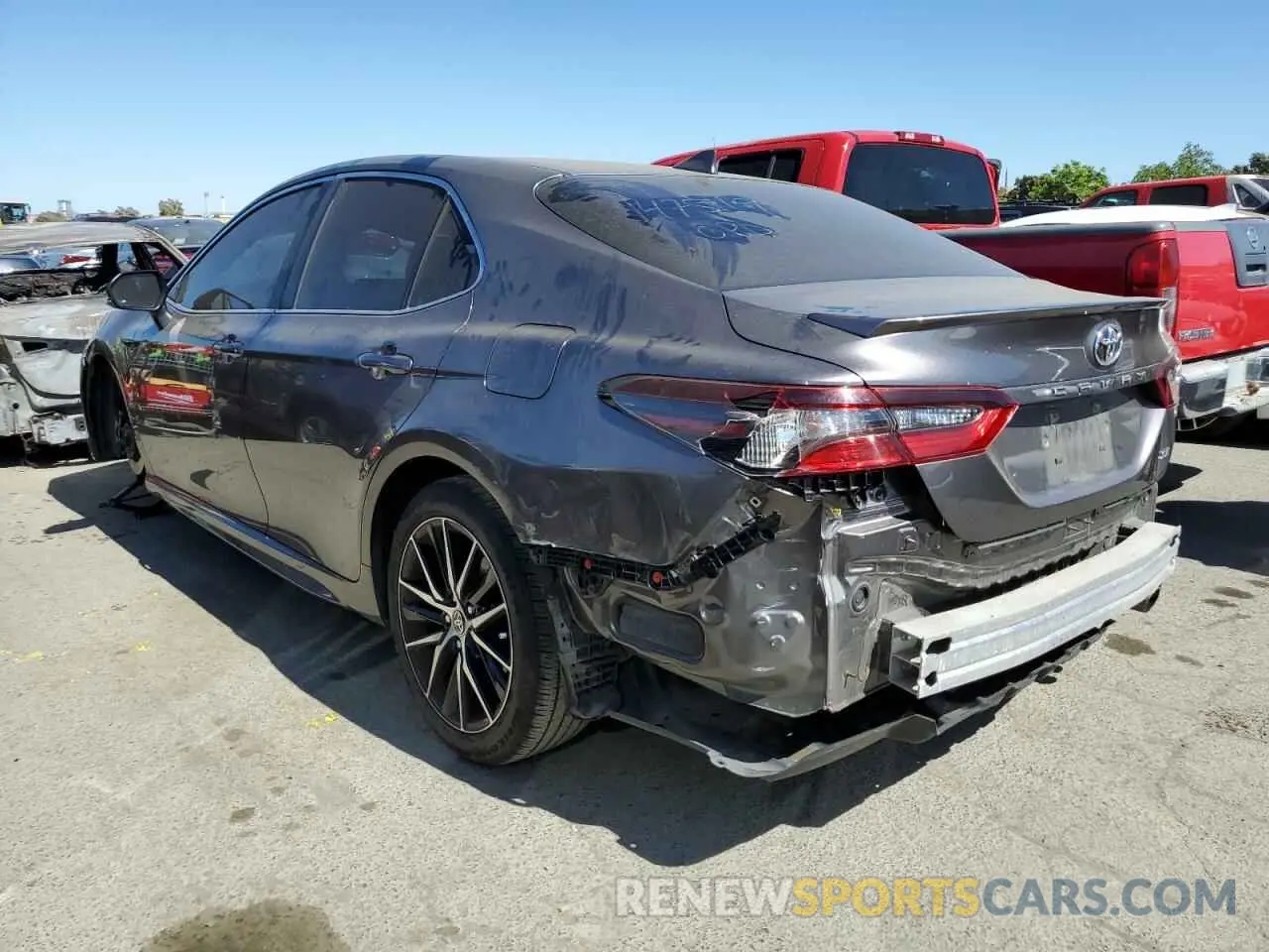 2 Photograph of a damaged car 4T1G11AK9MU409142 TOYOTA CAMRY 2021