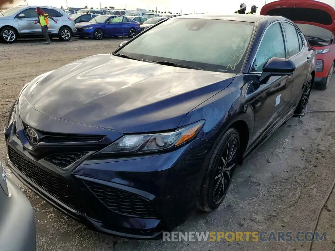 1 Photograph of a damaged car 4T1G11AK9MU453299 TOYOTA CAMRY 2021