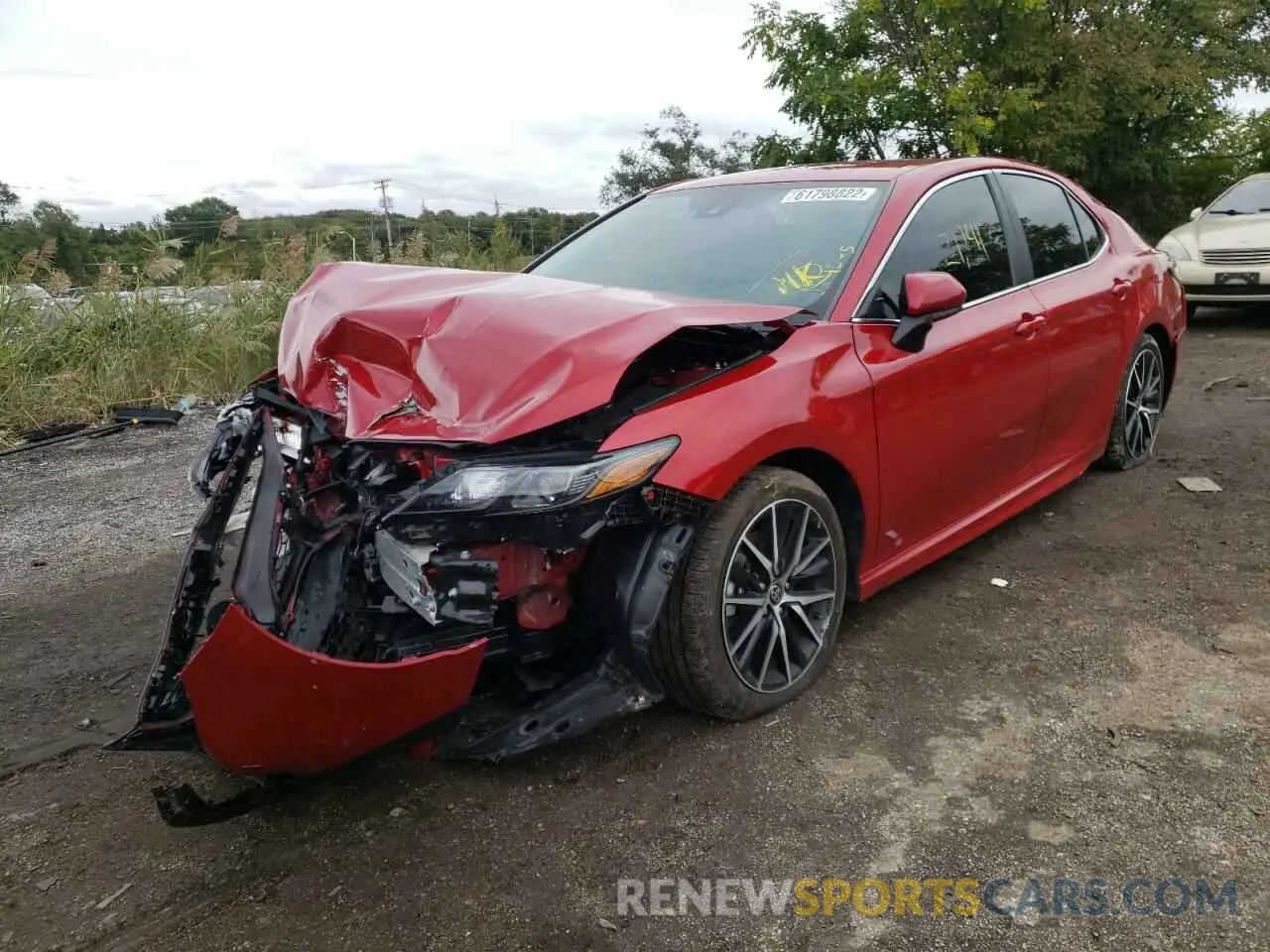 2 Photograph of a damaged car 4T1G11AK9MU459345 TOYOTA CAMRY 2021
