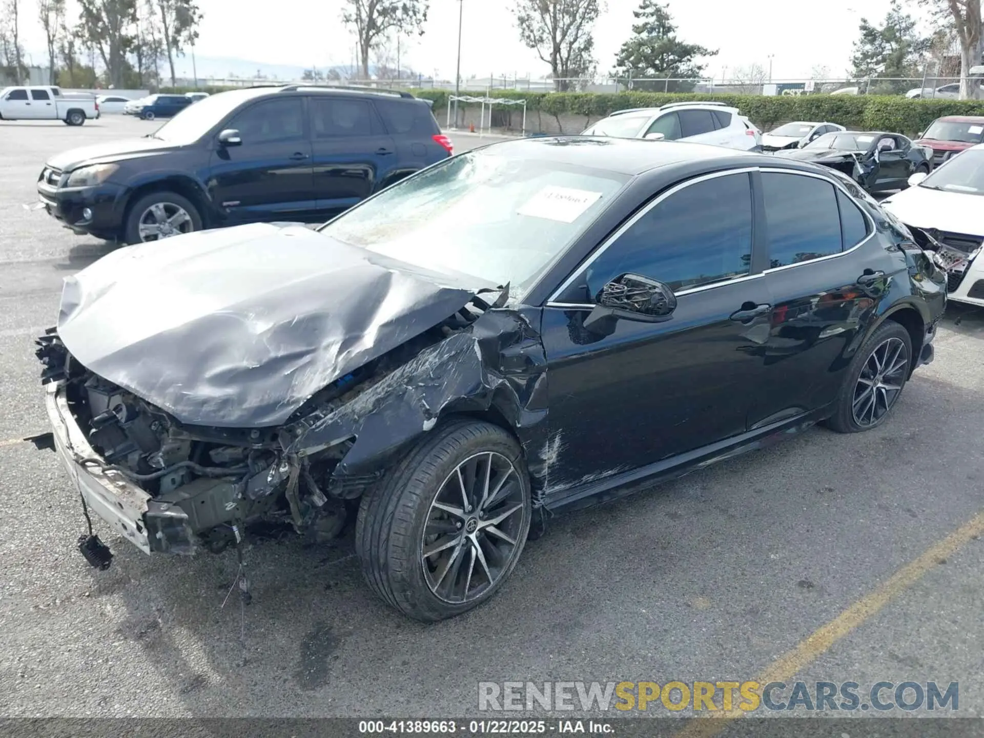 2 Photograph of a damaged car 4T1G11AK9MU463783 TOYOTA CAMRY 2021