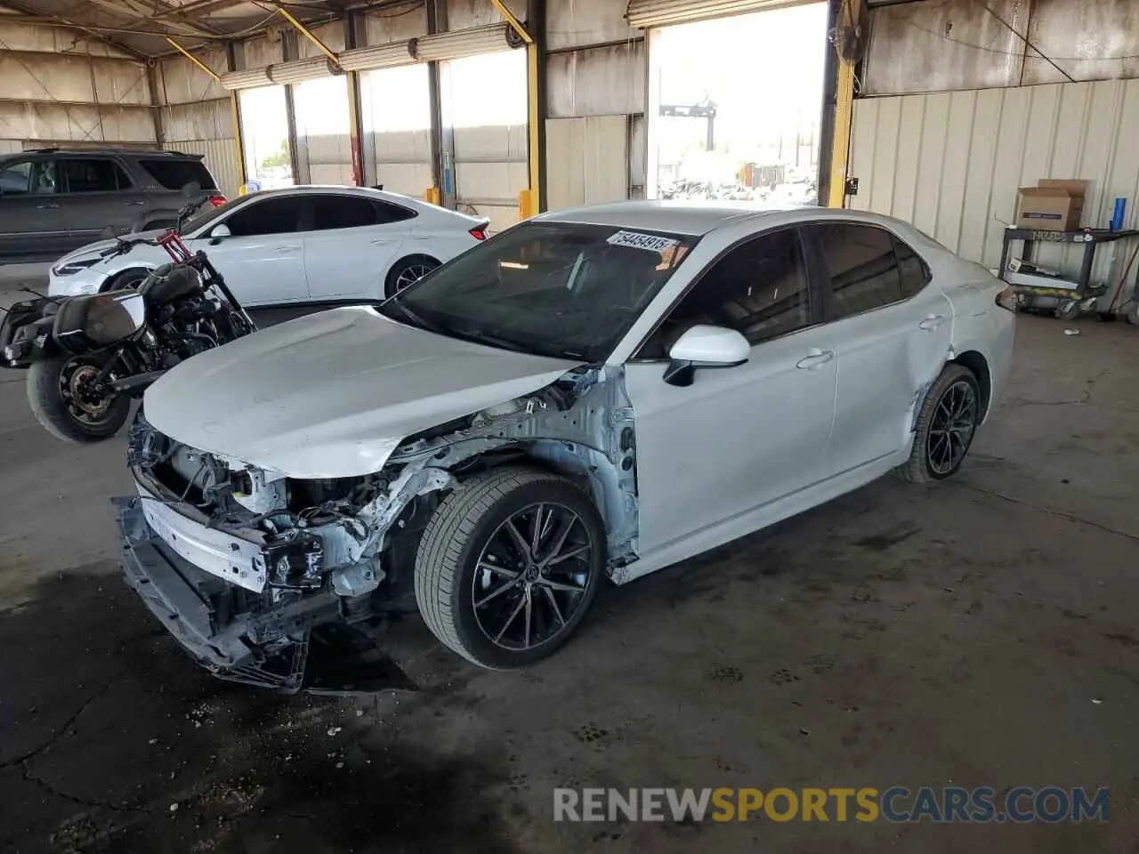 1 Photograph of a damaged car 4T1G11AK9MU477814 TOYOTA CAMRY 2021