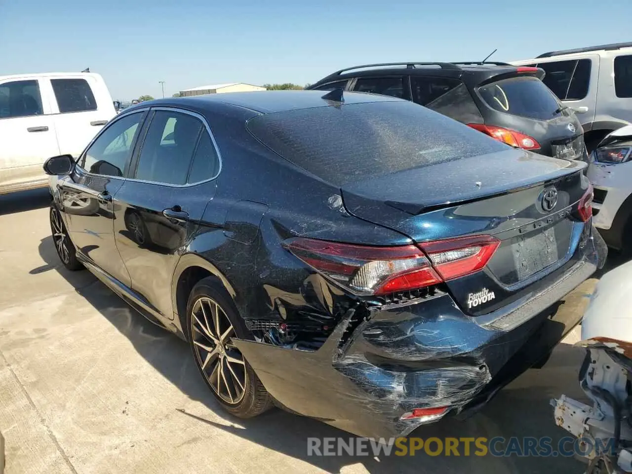 2 Photograph of a damaged car 4T1G11AK9MU540569 TOYOTA CAMRY 2021