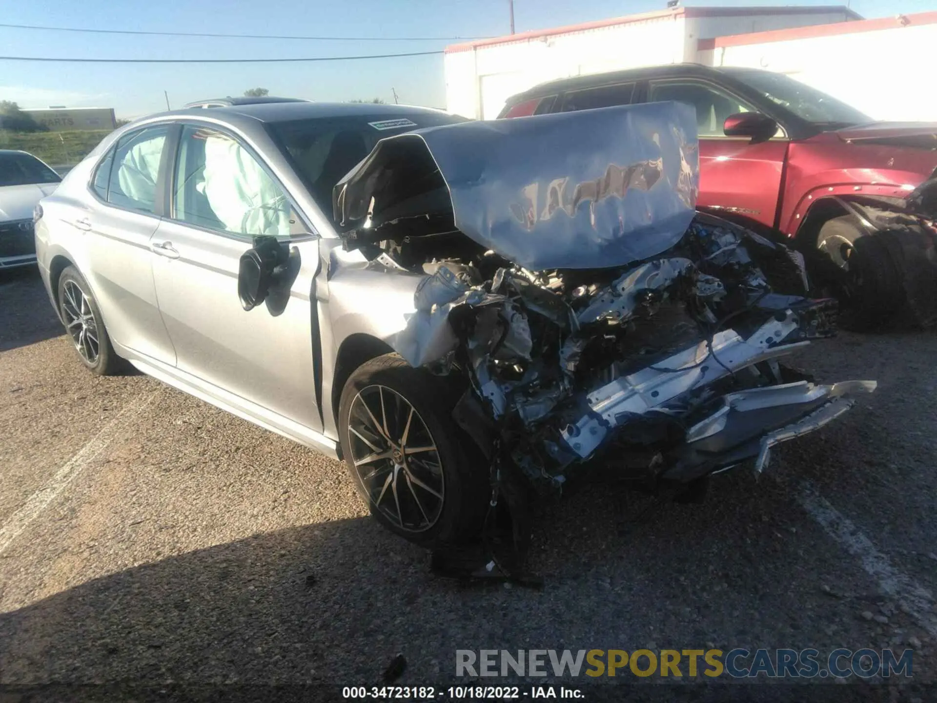 1 Photograph of a damaged car 4T1G11AK9MU582515 TOYOTA CAMRY 2021