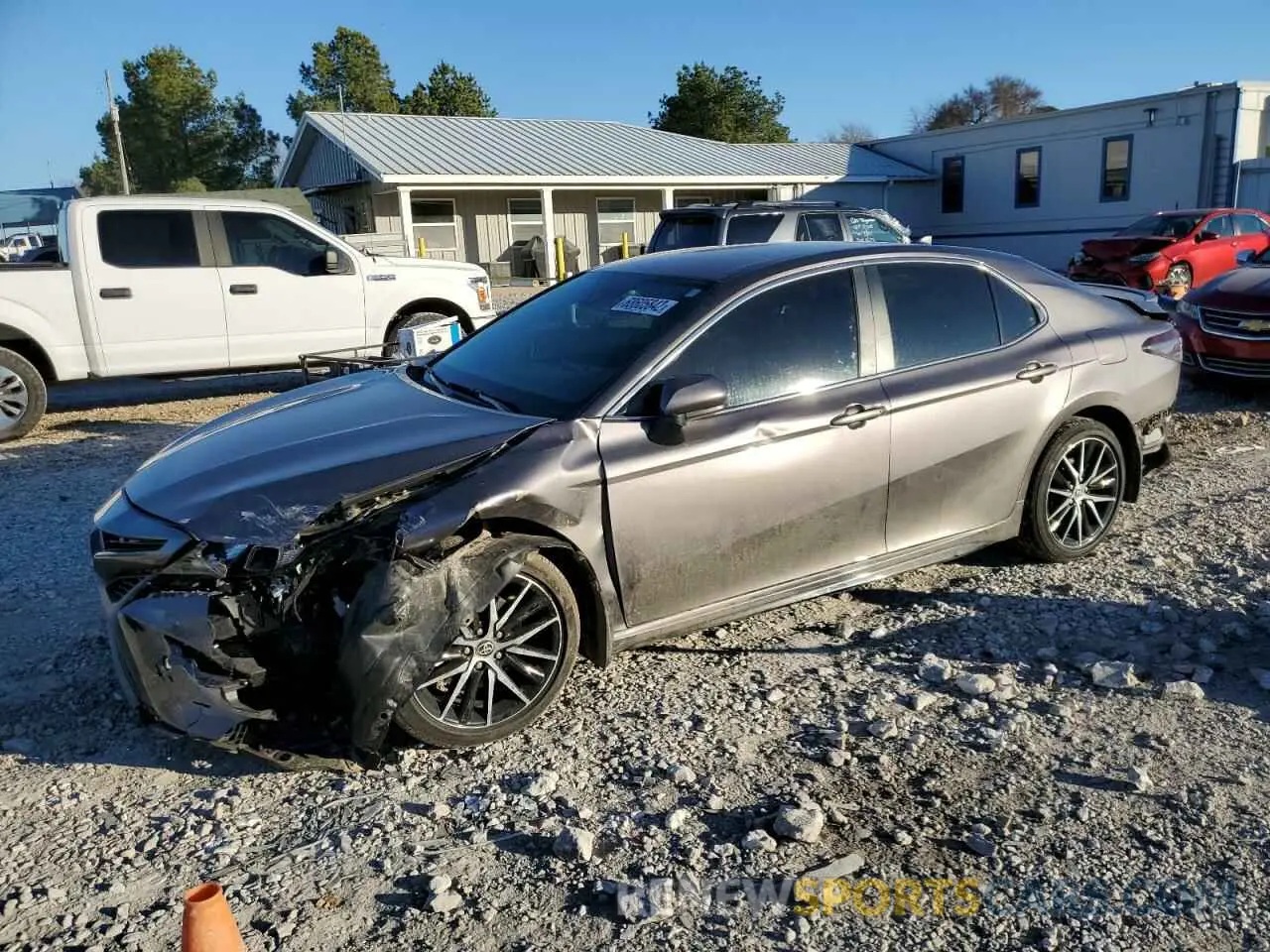 1 Photograph of a damaged car 4T1G11AK9MU603928 TOYOTA CAMRY 2021