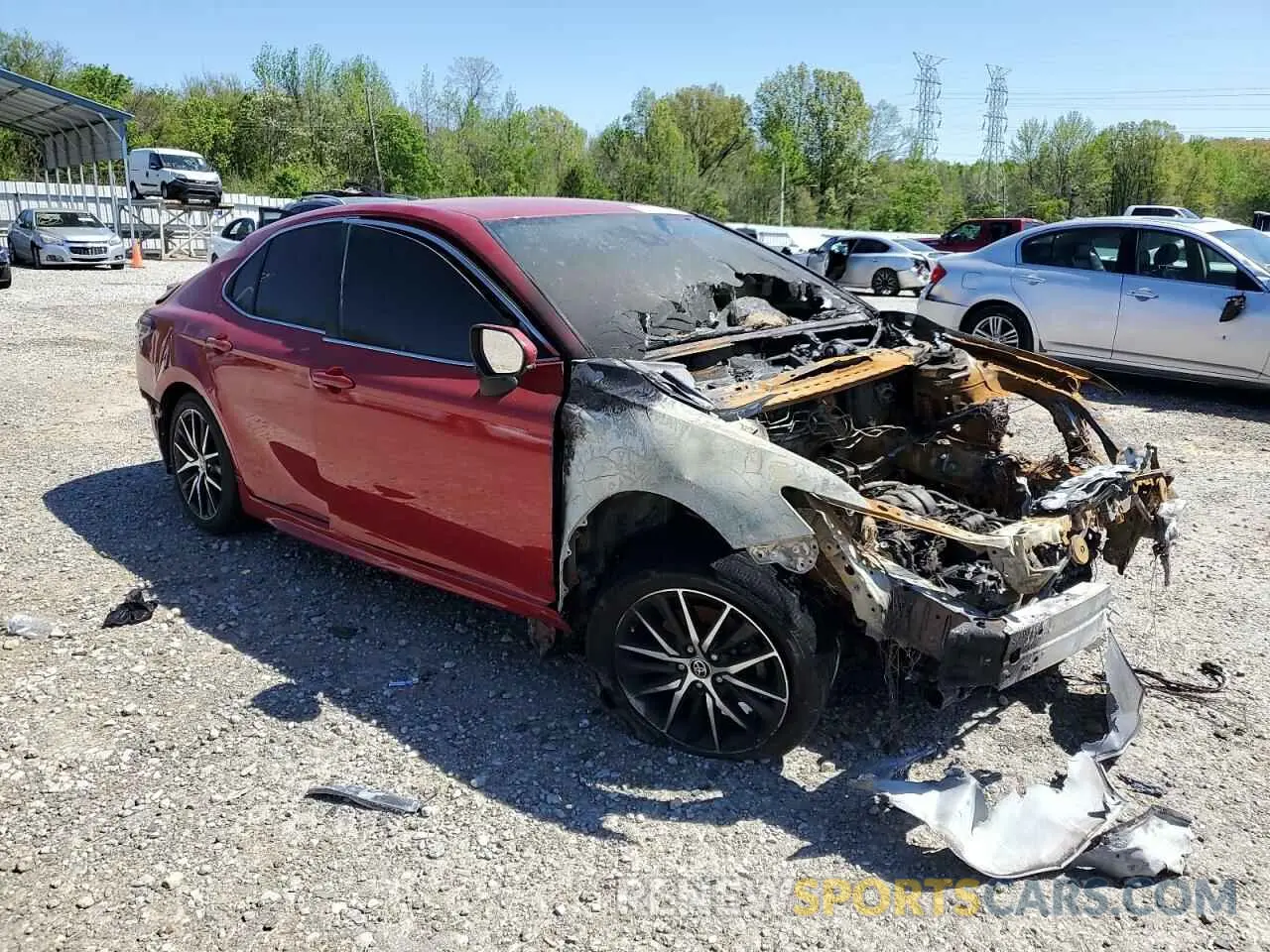 4 Photograph of a damaged car 4T1G11AKXMU416276 TOYOTA CAMRY 2021