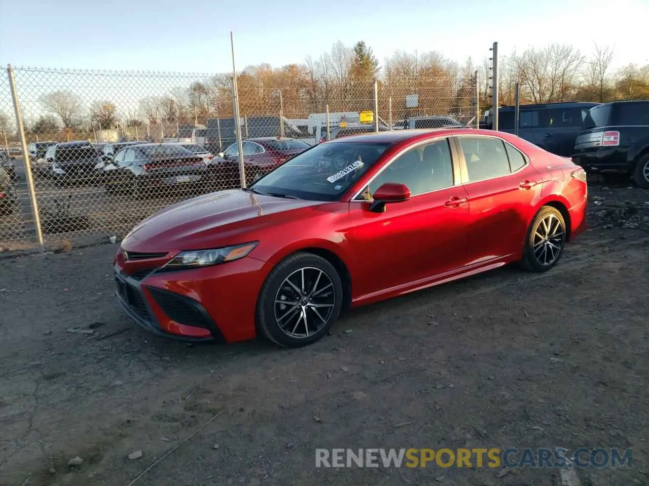 1 Photograph of a damaged car 4T1G11AKXMU443459 TOYOTA CAMRY 2021