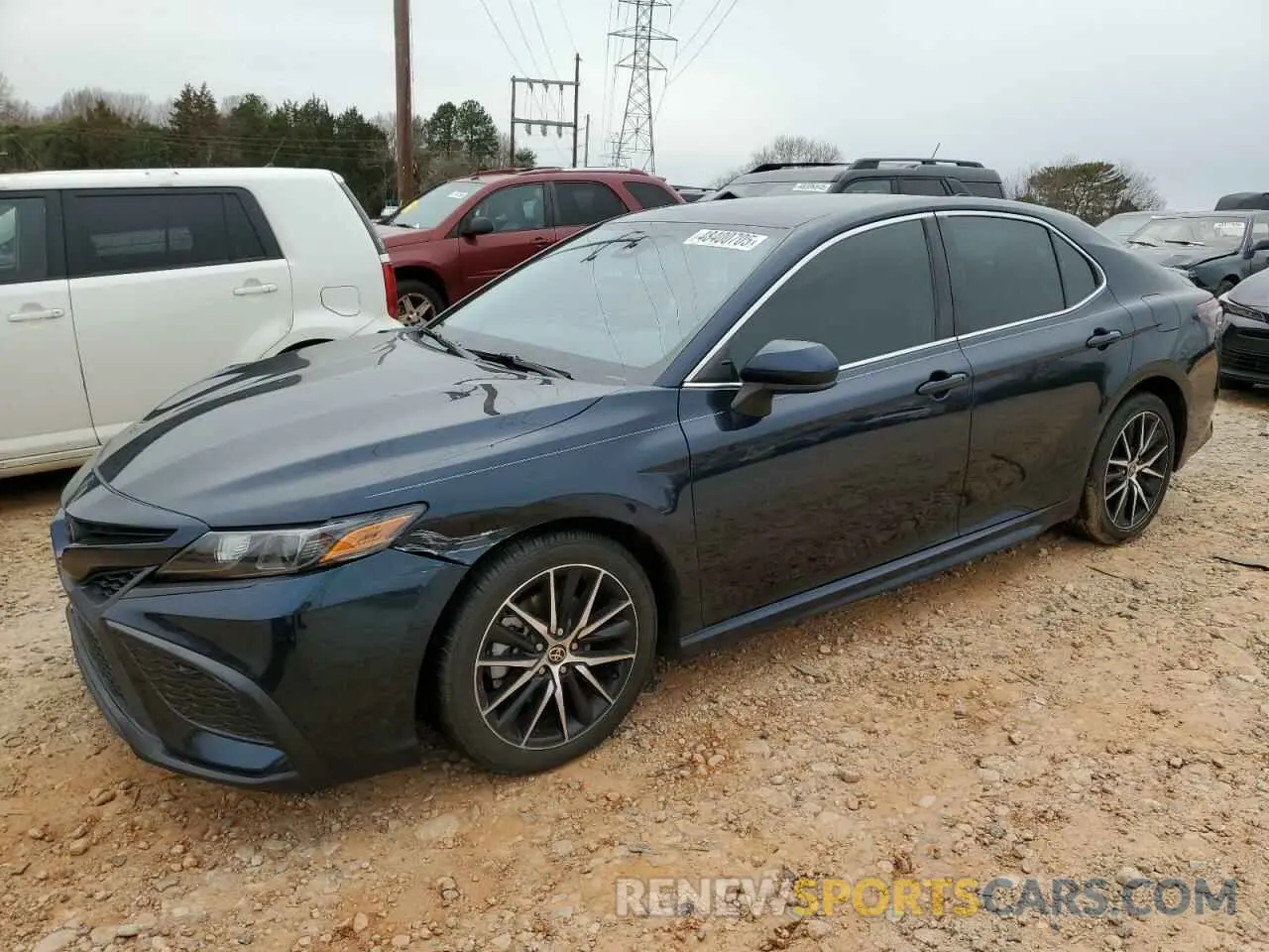 1 Photograph of a damaged car 4T1G11AKXMU614761 TOYOTA CAMRY 2021
