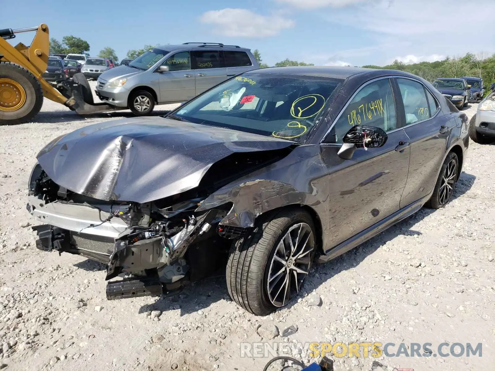 2 Photograph of a damaged car 4T1G11BK7MU021289 TOYOTA CAMRY 2021