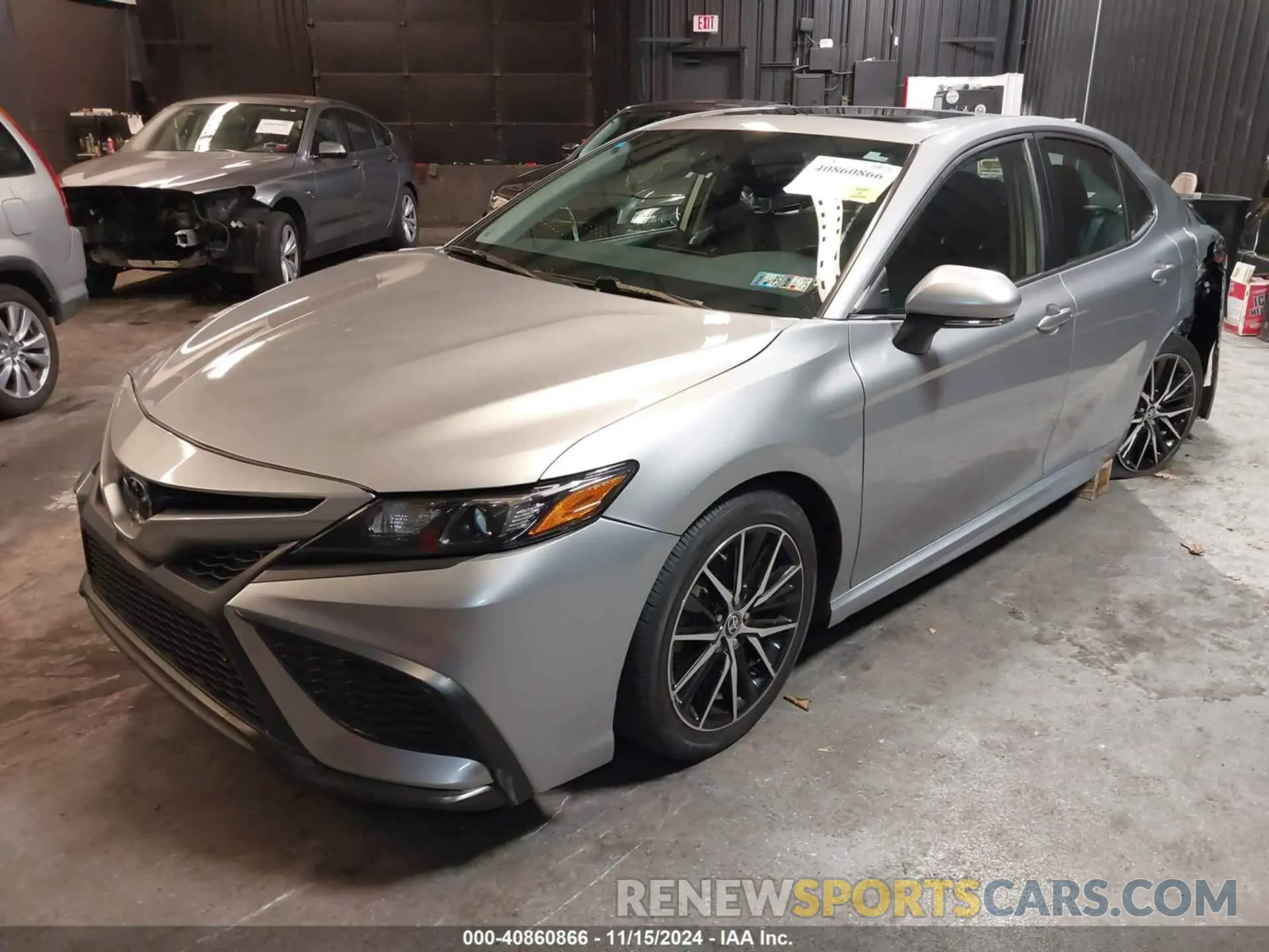 2 Photograph of a damaged car 4T1G11BK7MU030932 TOYOTA CAMRY 2021
