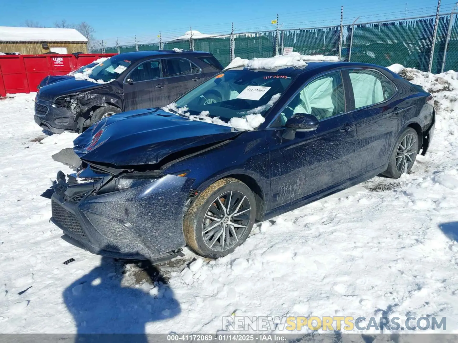 2 Photograph of a damaged car 4T1G11BK8MU020037 TOYOTA CAMRY 2021