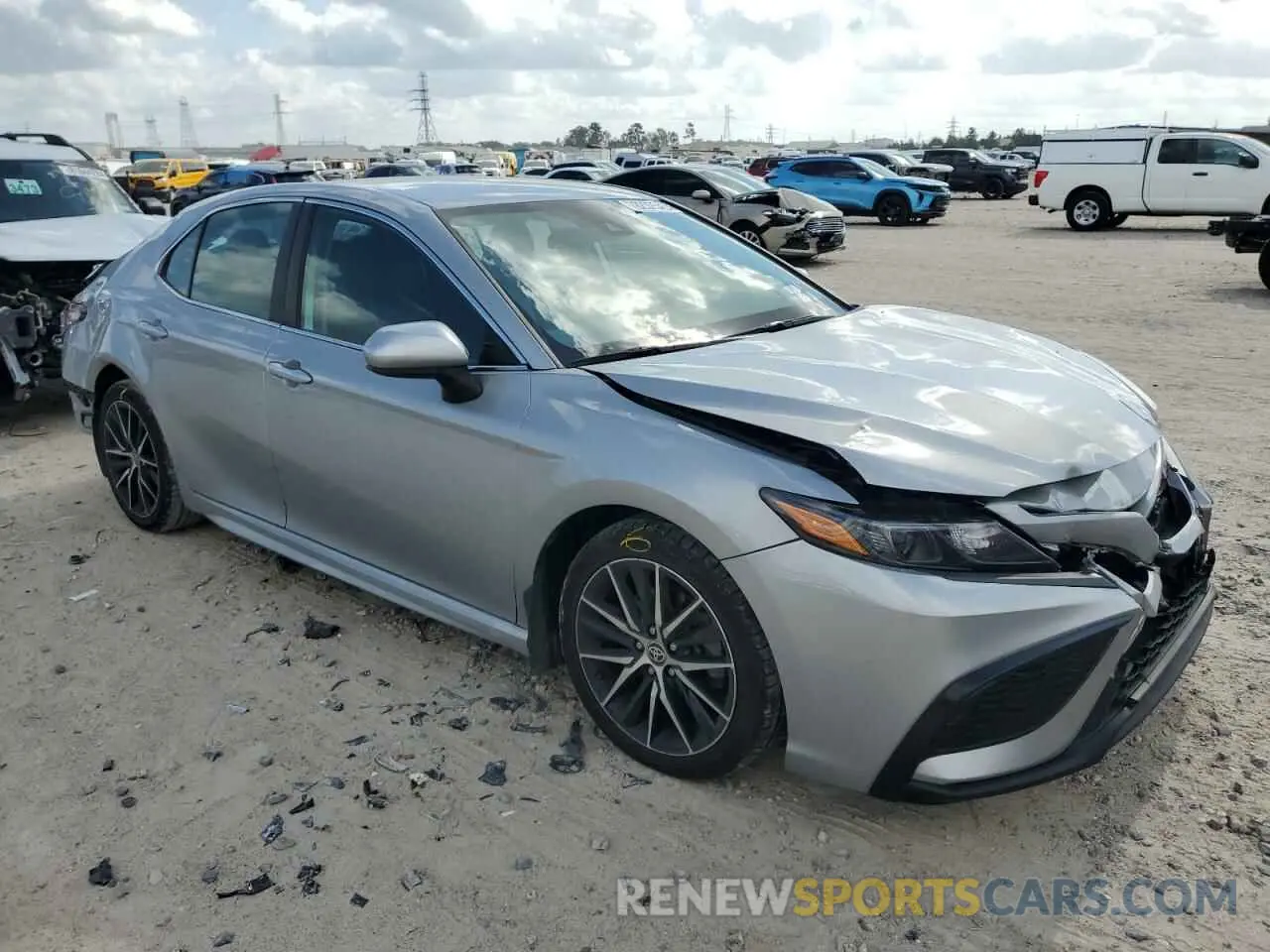 4 Photograph of a damaged car 4T1G11BK8MU025898 TOYOTA CAMRY 2021