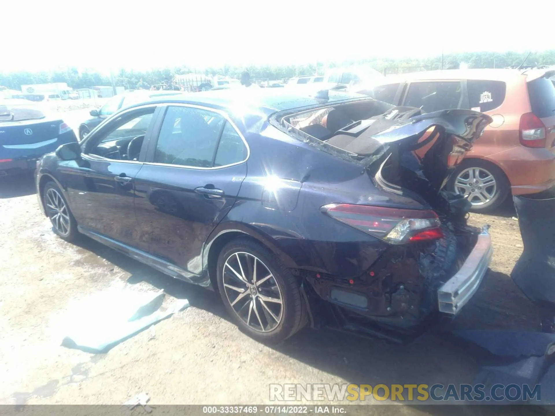 3 Photograph of a damaged car 4T1G11BK9MU028213 TOYOTA CAMRY 2021