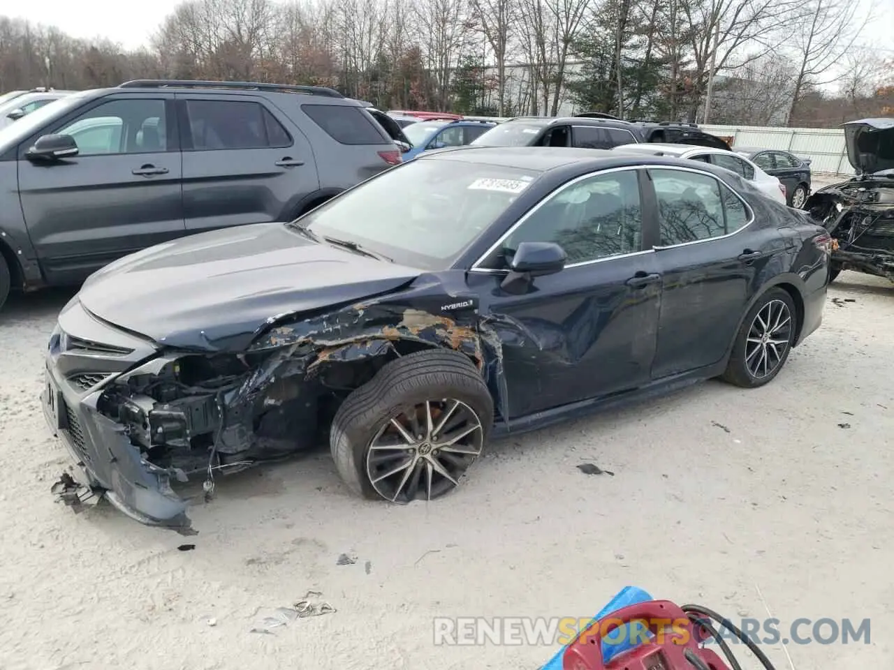 1 Photograph of a damaged car 4T1G31AK3MU560326 TOYOTA CAMRY 2021