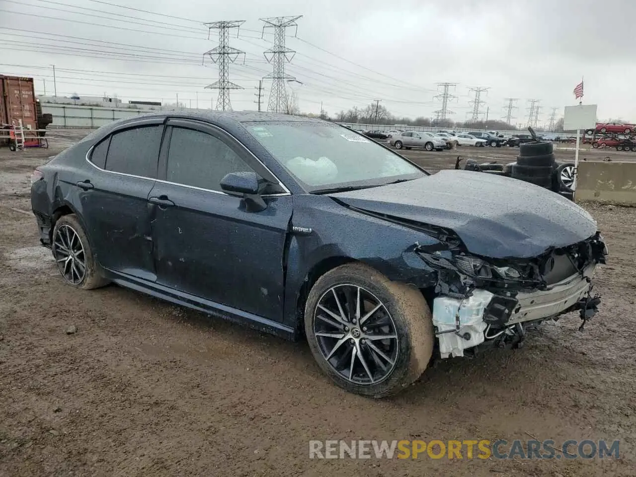 4 Фотография поврежденного автомобиля 4T1G31AK7MU553167 TOYOTA CAMRY 2021
