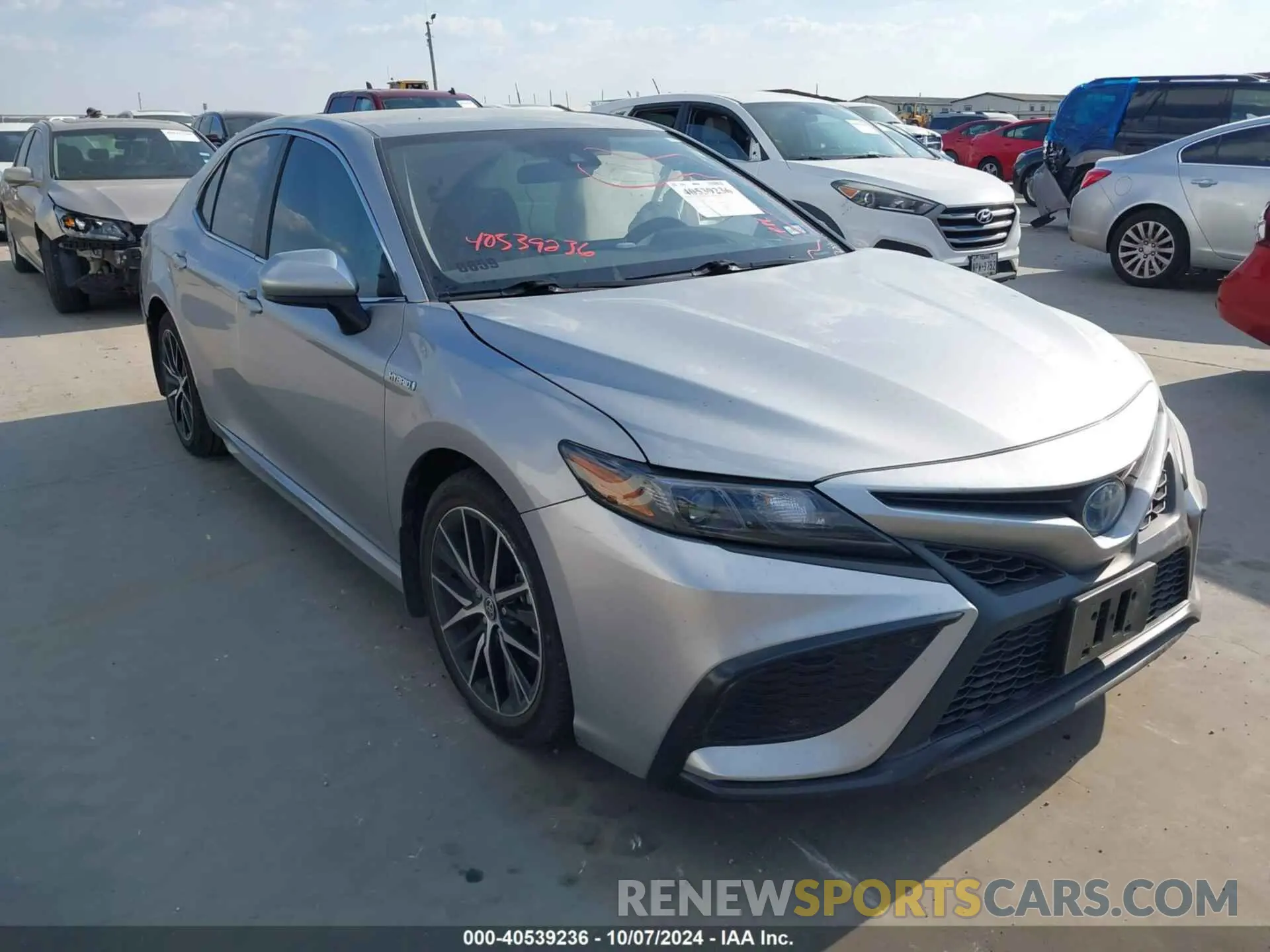 1 Photograph of a damaged car 4T1G31AK7MU560765 TOYOTA CAMRY 2021