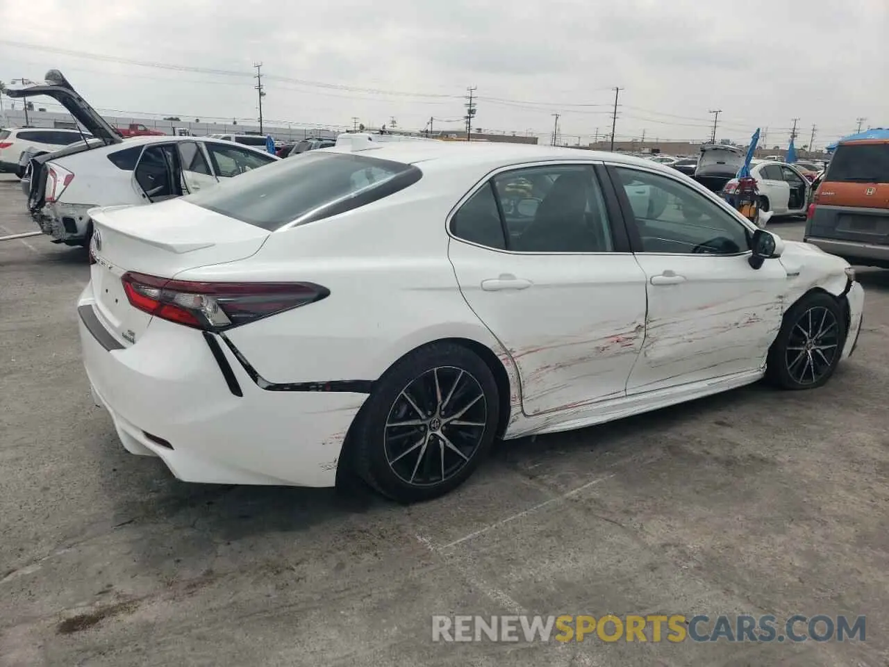 3 Photograph of a damaged car 4T1G31AK8MU025489 TOYOTA CAMRY 2021